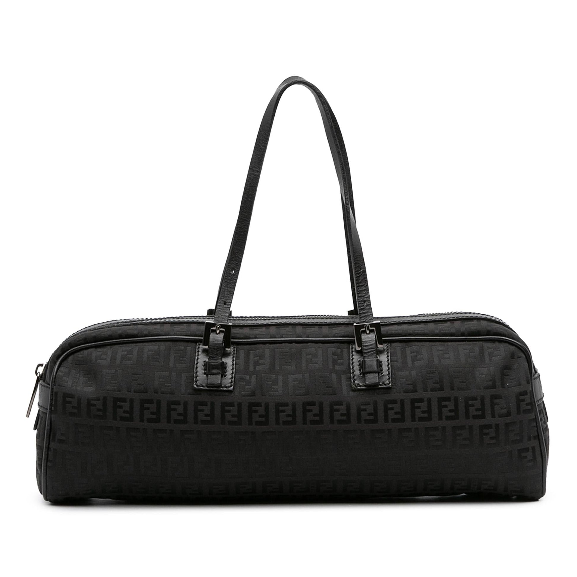 Fendi Zucchino Handbag Canvas Satchel Bag Canvas Handbag 4