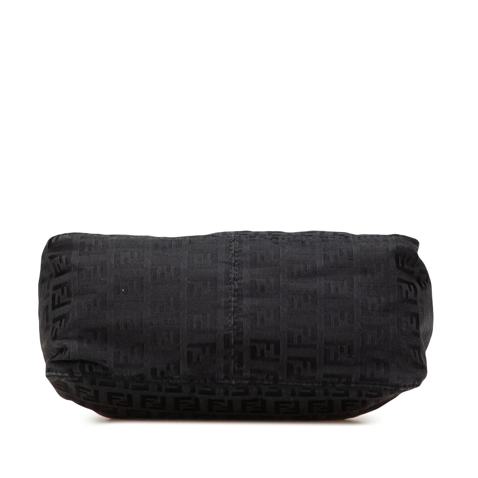 Fendi Zucchino Handbag Canvas Satchel Bag