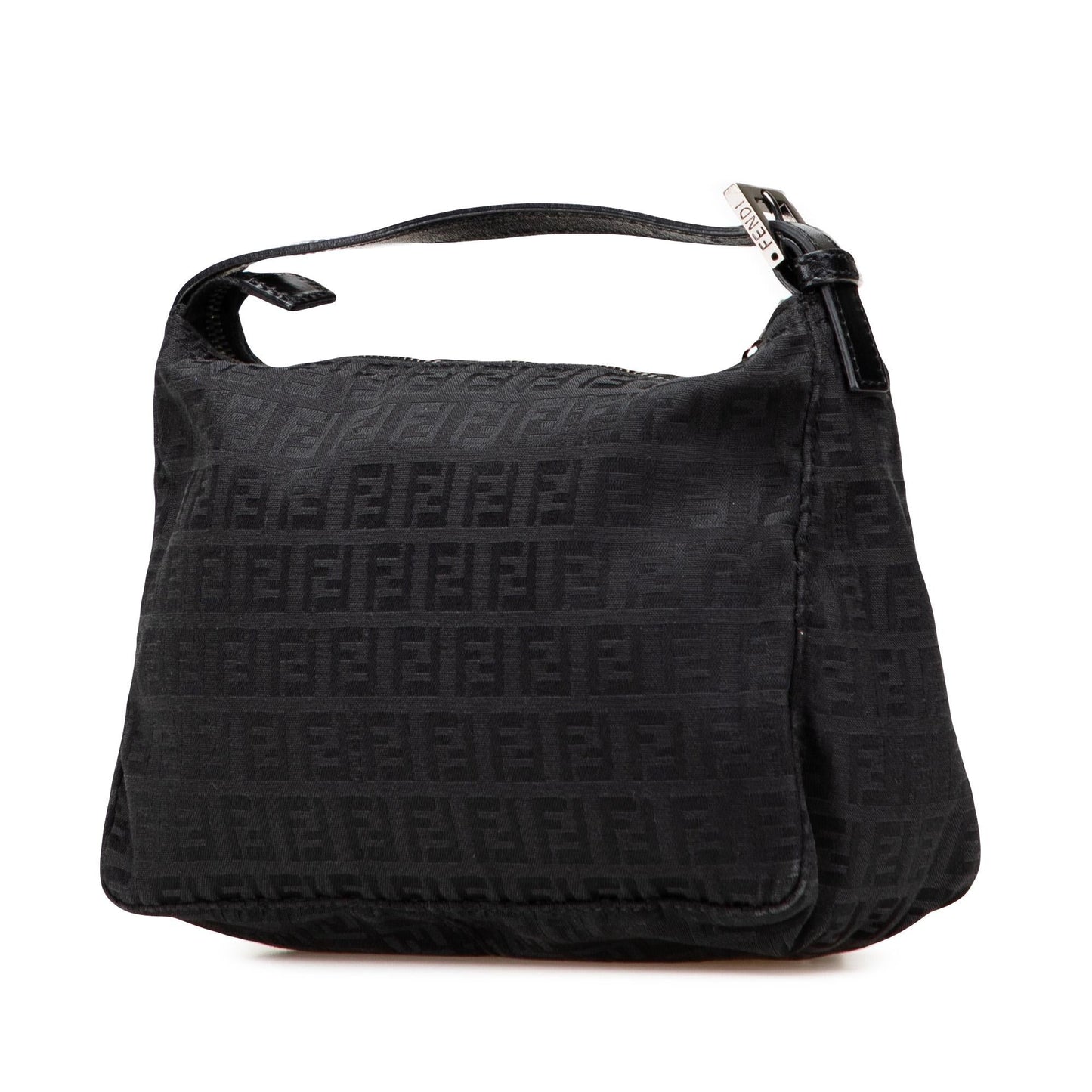 Fendi Zucchino Handbag Canvas Satchel Bag