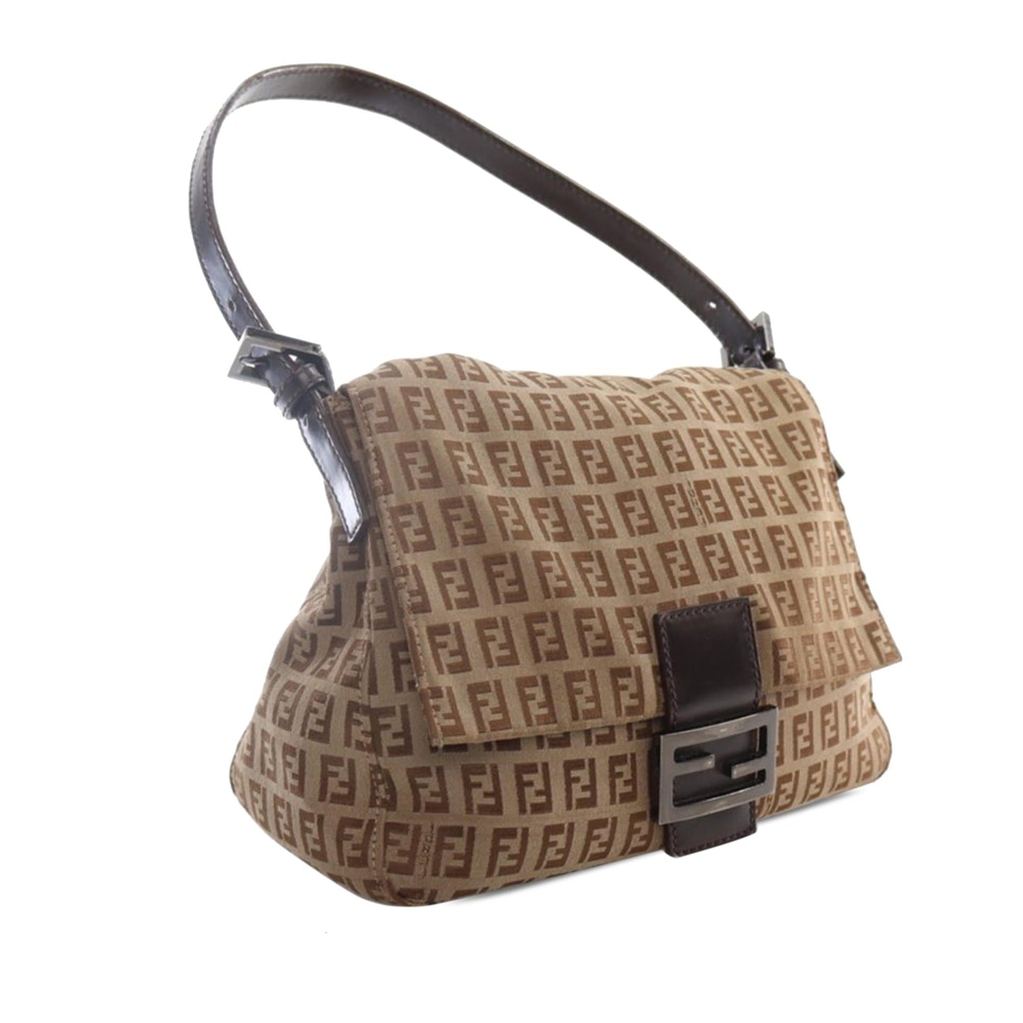 Fendi Zucchino Mamma Forever Shg 8M4Qpk Shoulder Bag Canvas