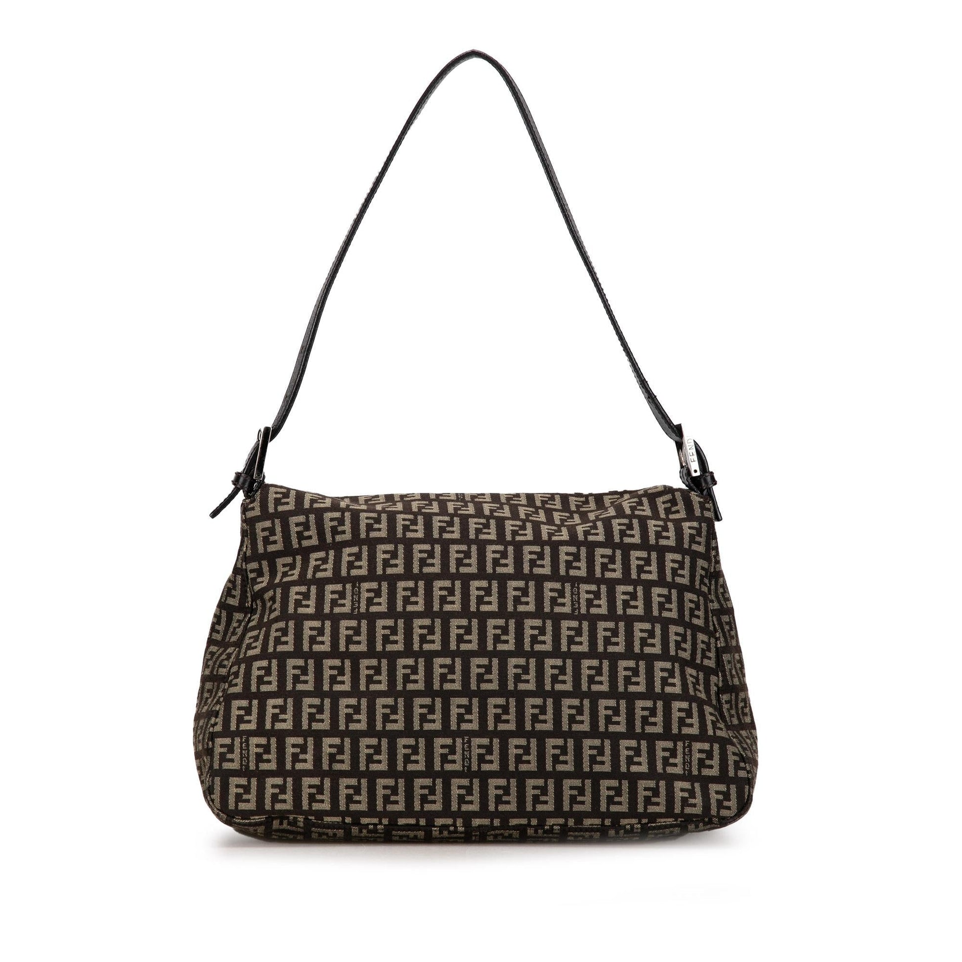 Fendi Zucchino Mamma Forever Shg Sygcig Shoulder Bag Canvas