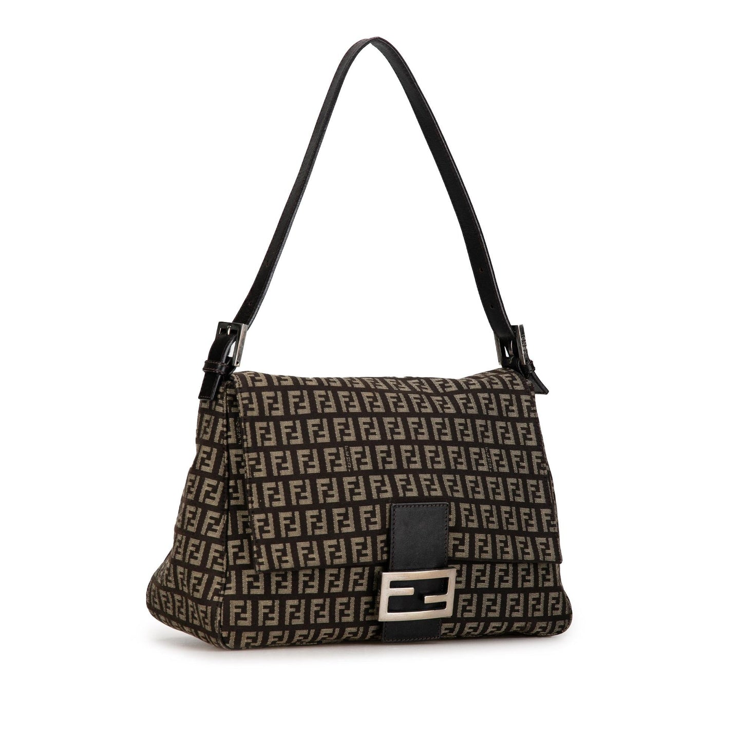 Fendi Zucchino Mamma Forever Shg Sygcig Shoulder Bag Canvas