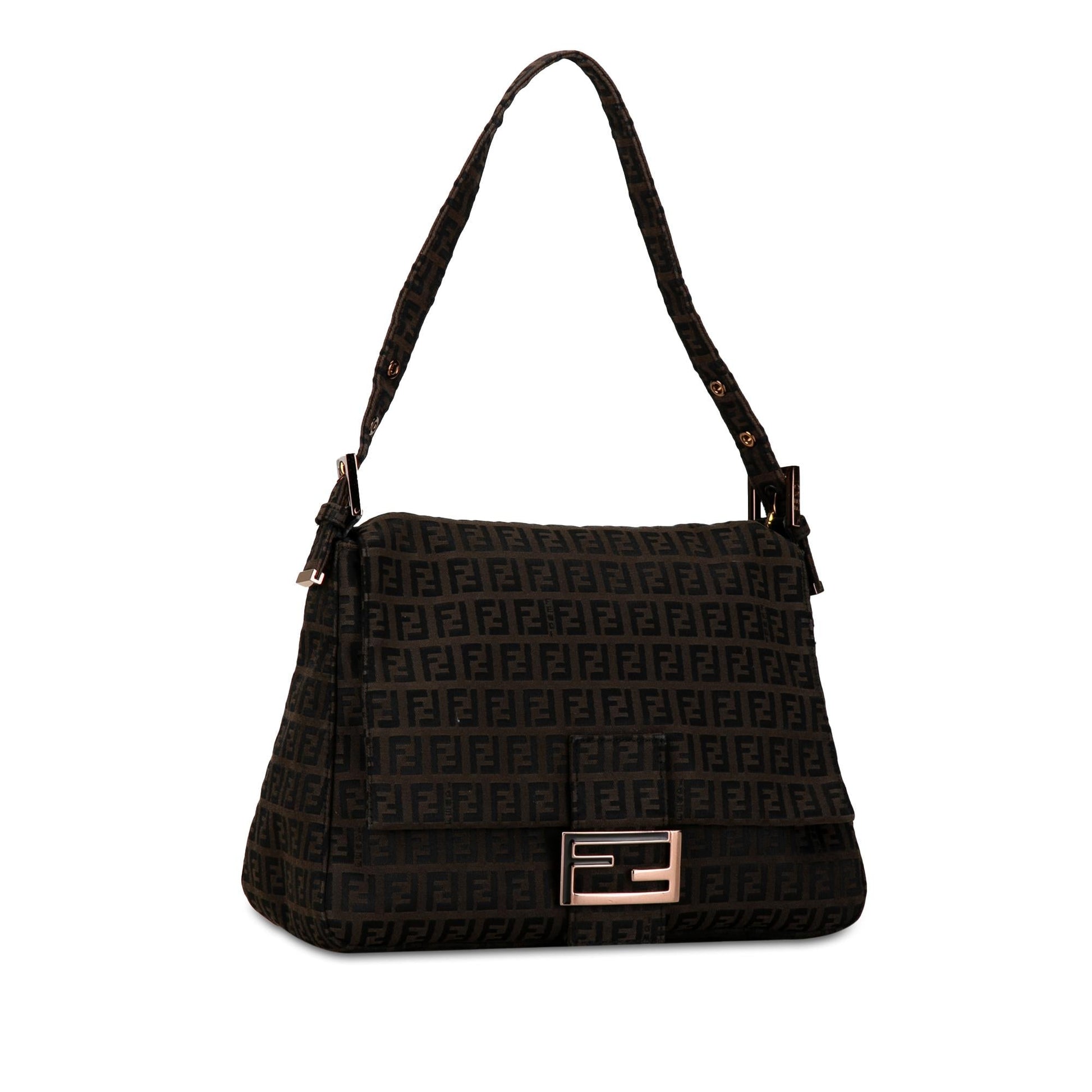 Fendi Zucchino Mamma Forever Shg 8Snn85 Shoulder Bag Canvas