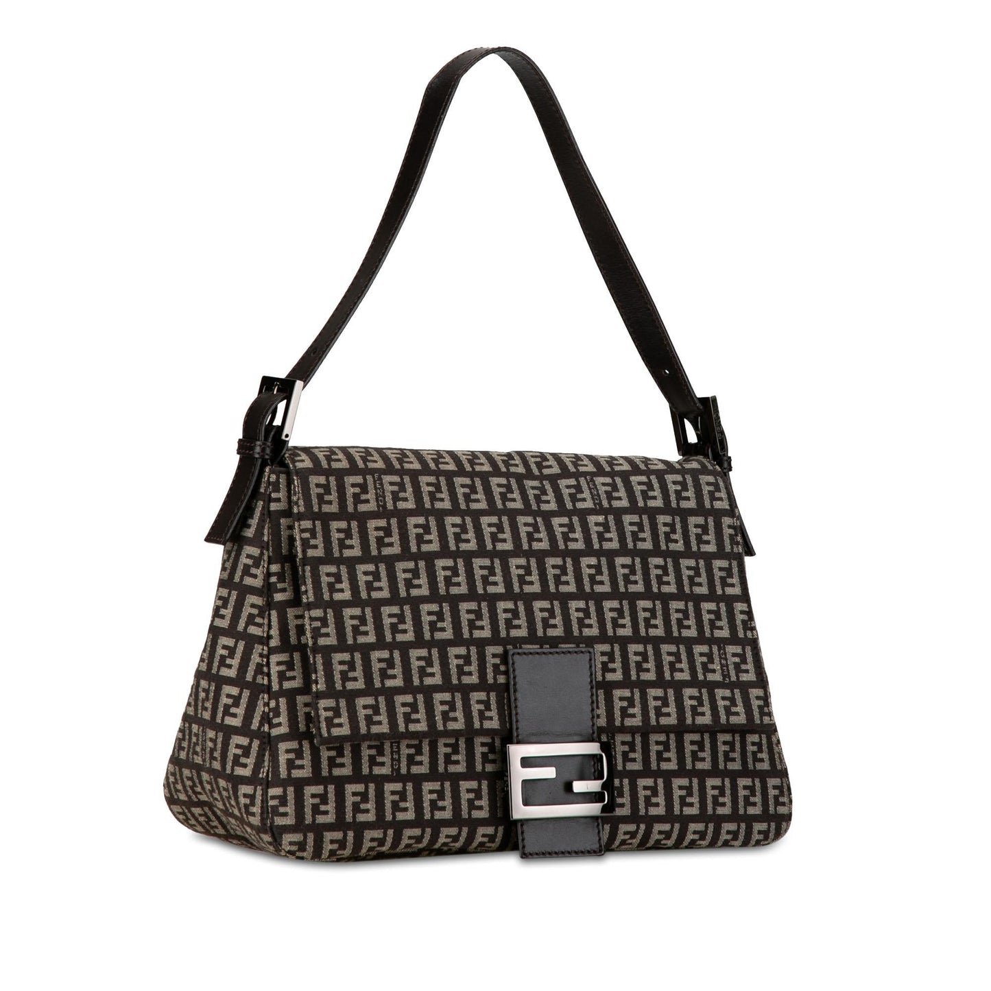 Fendi Zucchino Mamma Forever Shg U2Tkx8 Shoulder Bag Canvas