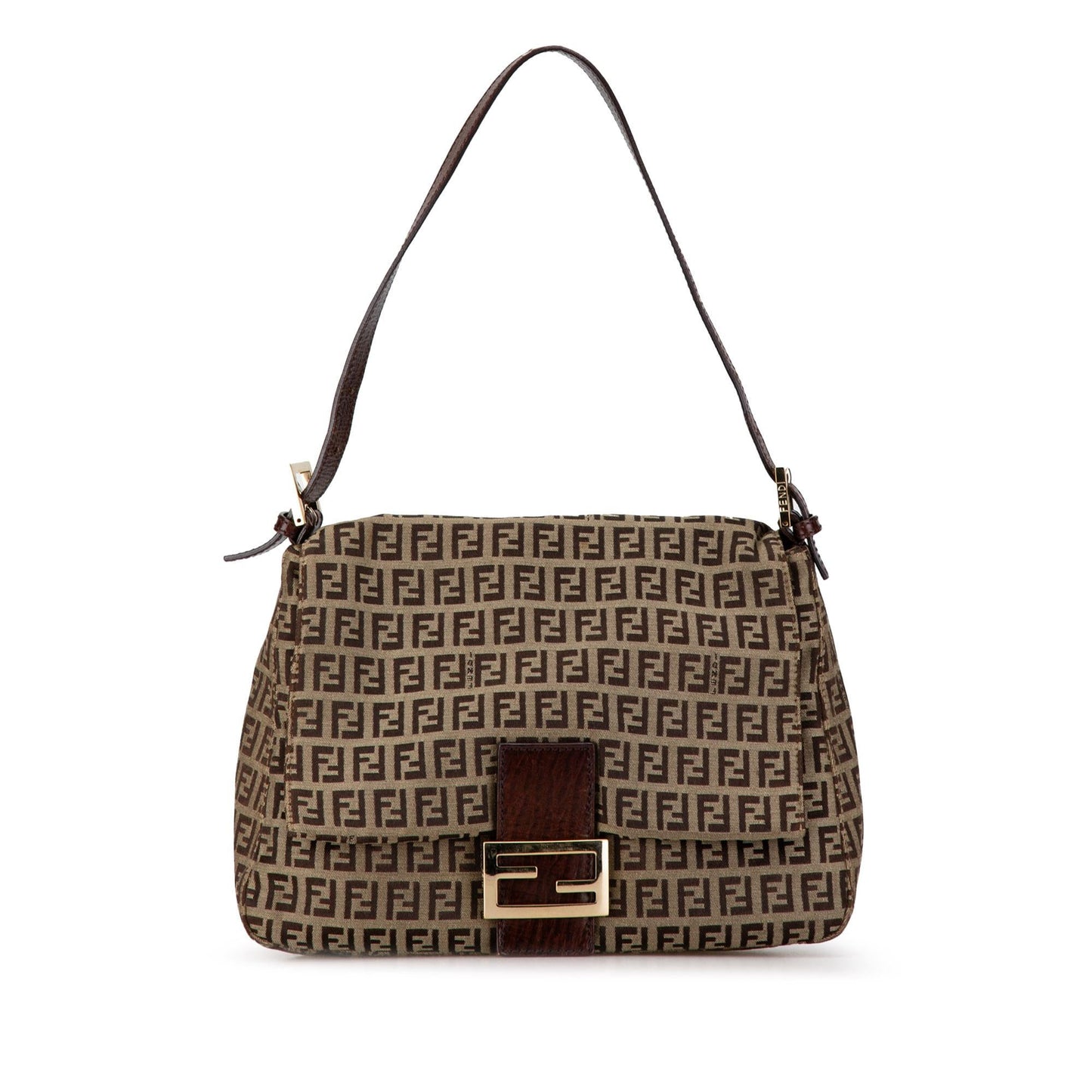 Fendi Zucchino Mamma Forever Shg Vxl73A Shoulder Bag Canvas