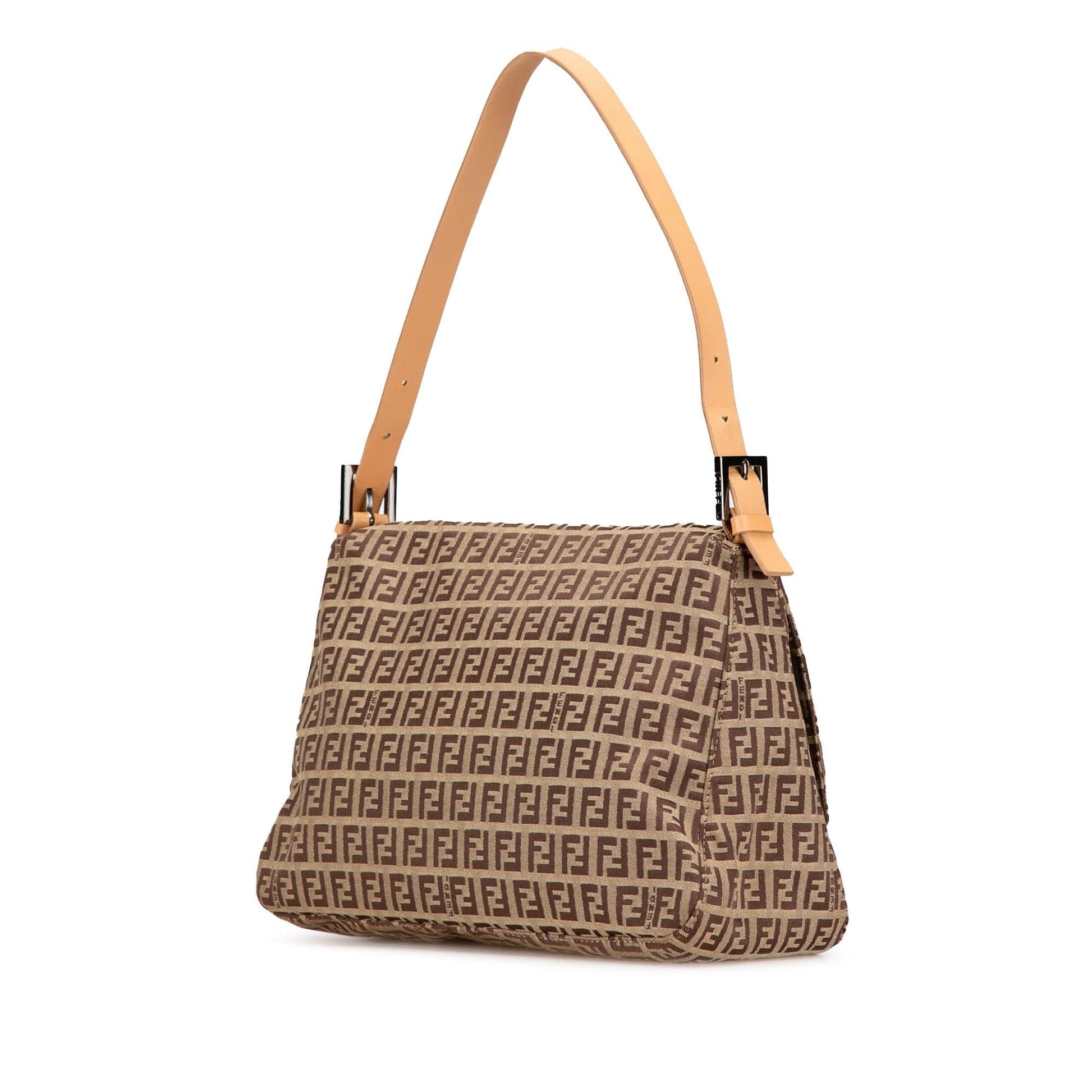 Fendi Zucchino Mamma Forever Shg Pnbydn Shoulder Bag Canvas