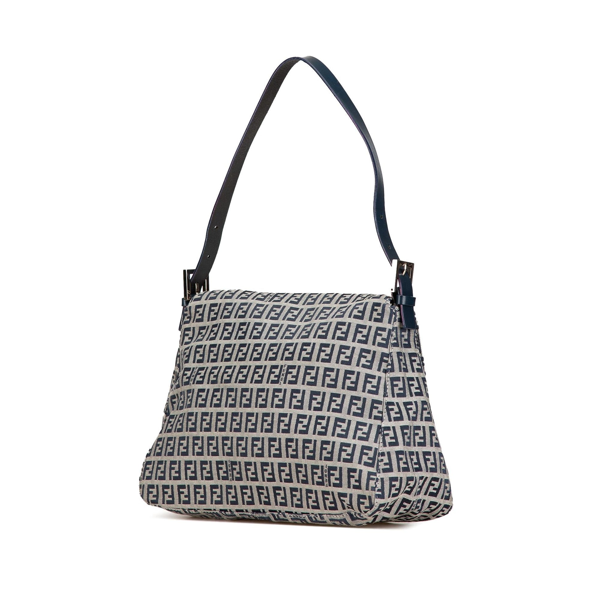 Fendi Zucchino Mamma Forever Shoulder Bag Canvas Mamma Forever 1