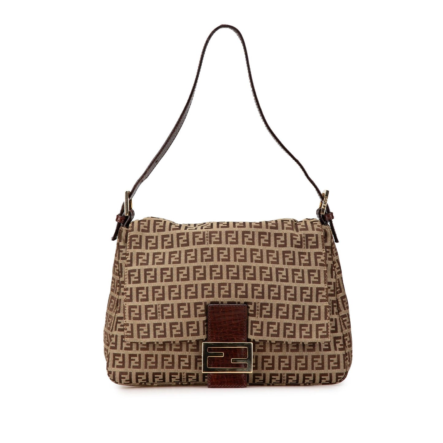 Fendi Zucchino Mamma Forever Shoulder Bag Canvas Mamma Forever 2