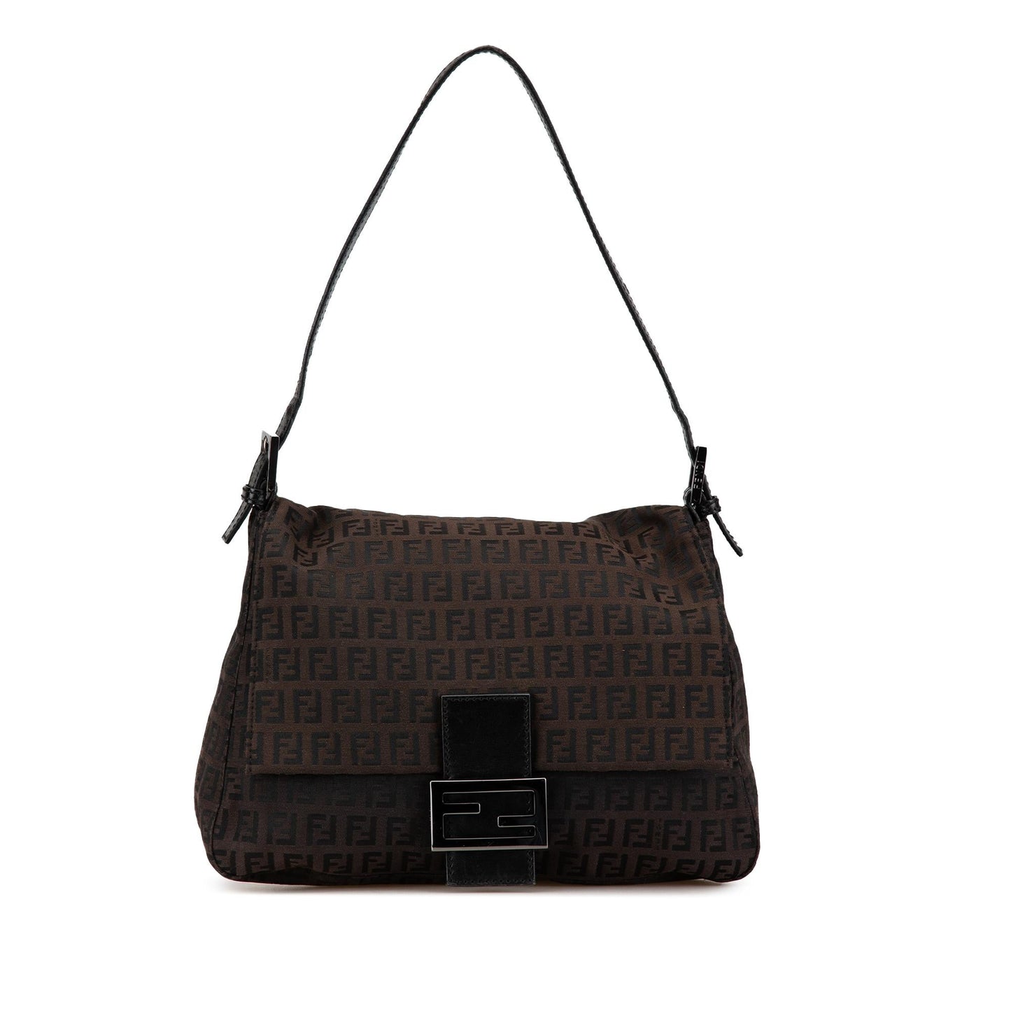Fendi Zucchino Mamma Forever Shoulder Bag Canvas Mamma Forever 5
