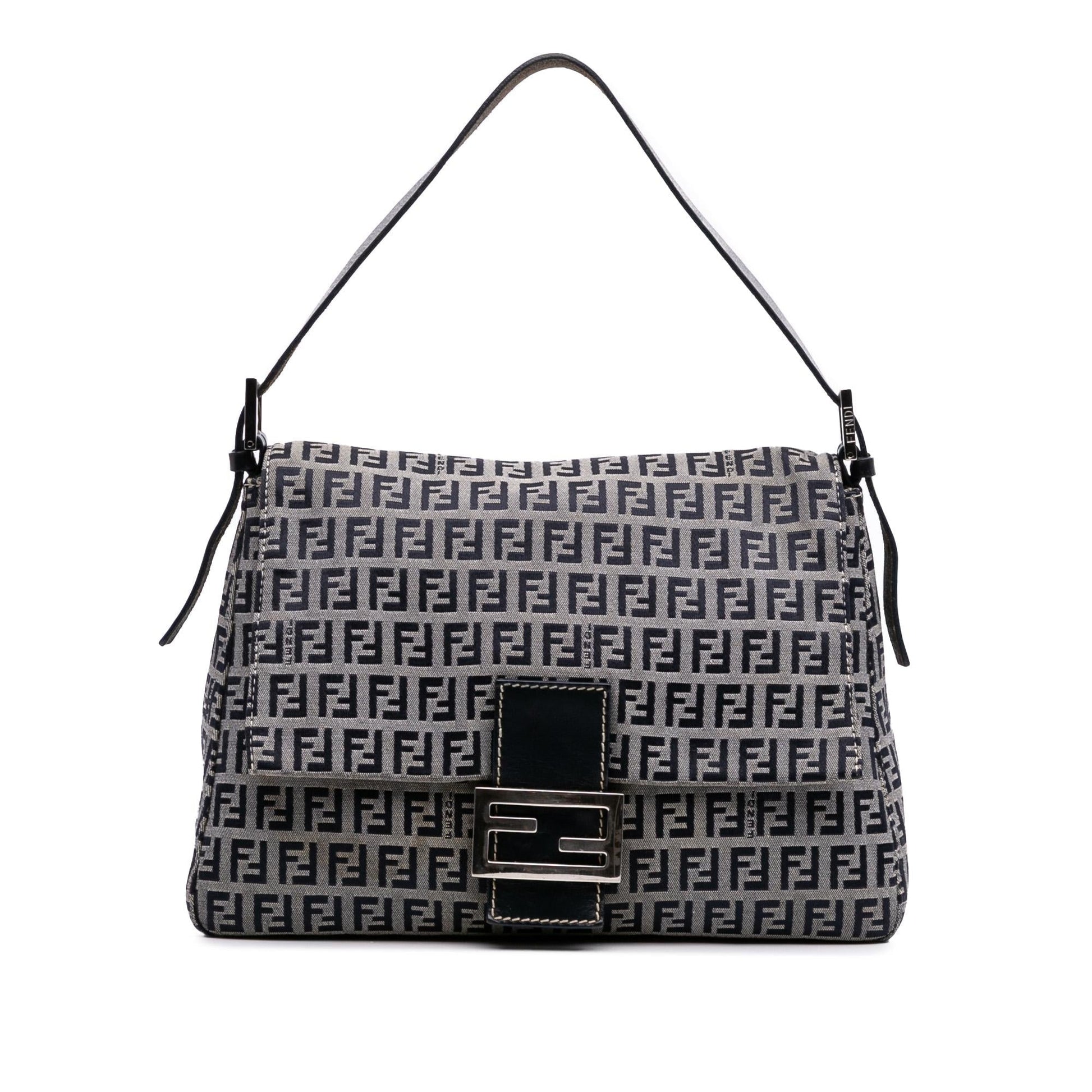Fendi Zucchino Mamma Forever Shoulder Bag Canvas Mamma Forever 9