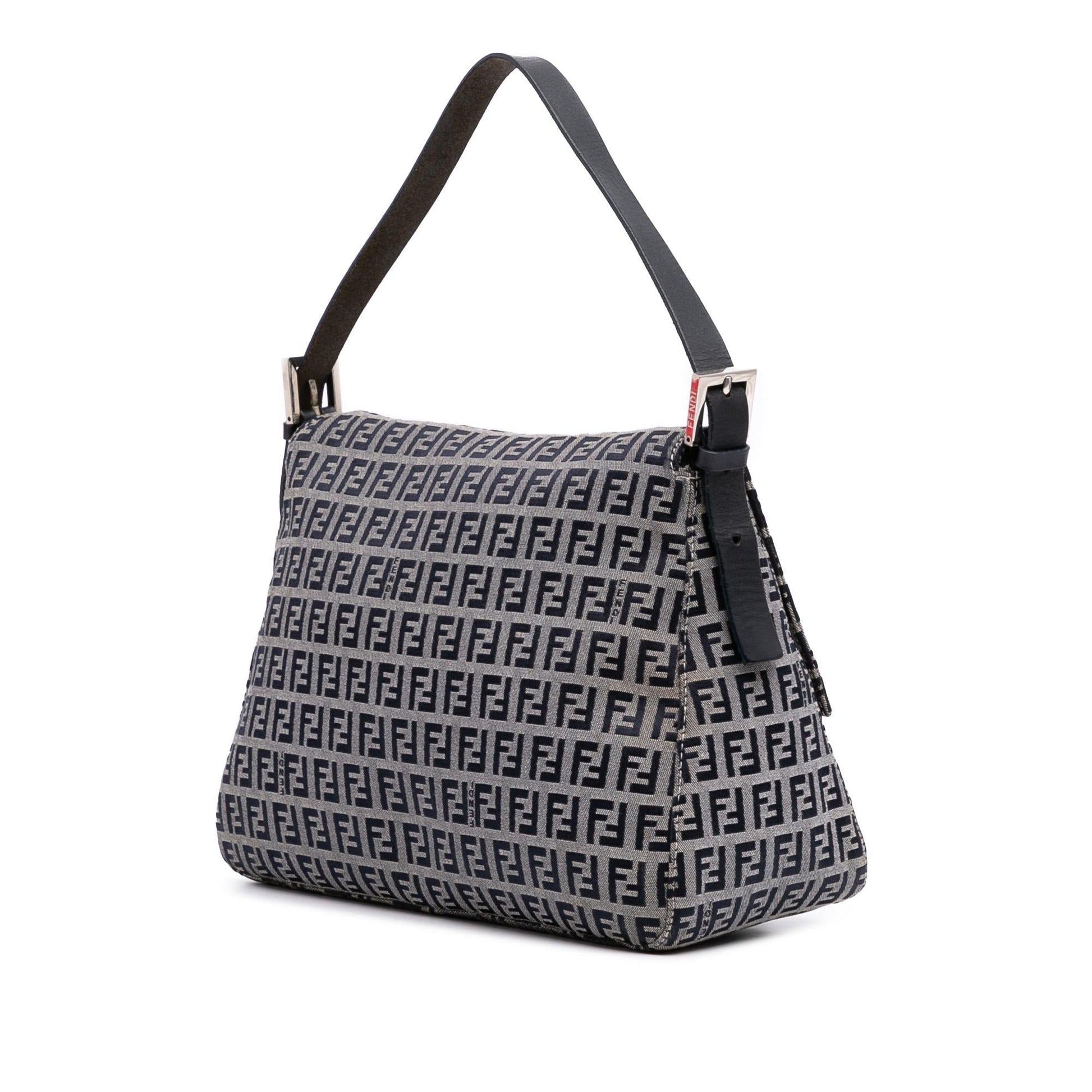 Fendi Zucchino Mamma Forever Shoulder Bag Canvas Mamma Forever 9