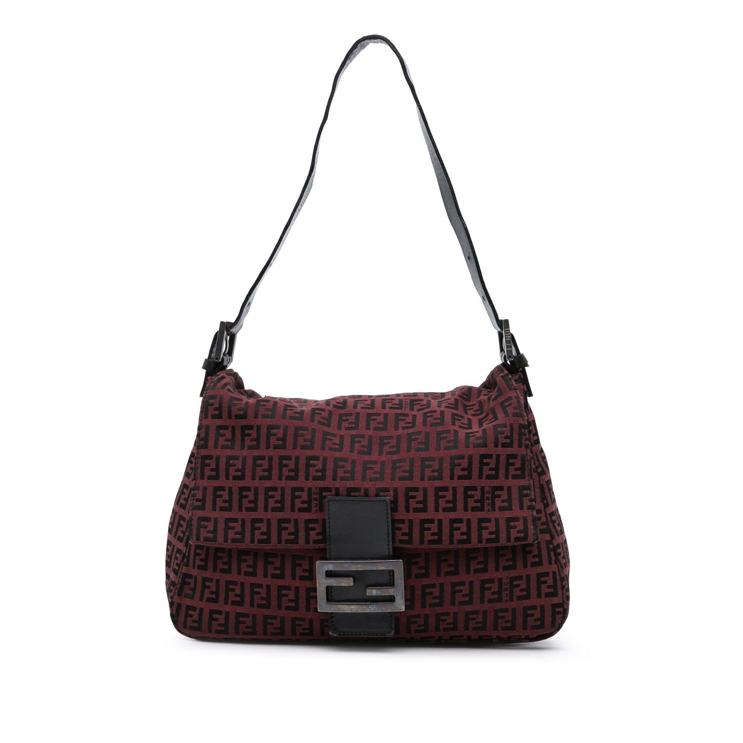 Fendi Zucchino Mamma Forever Shoulder Bag Canvas Mamma Forever 8