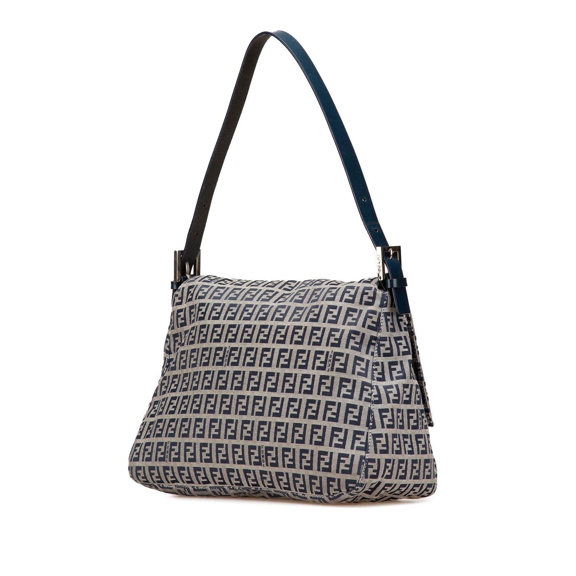 Fendi Zucchino Mamma Forever Shoulder Bag Canvas Mamma Forever 6