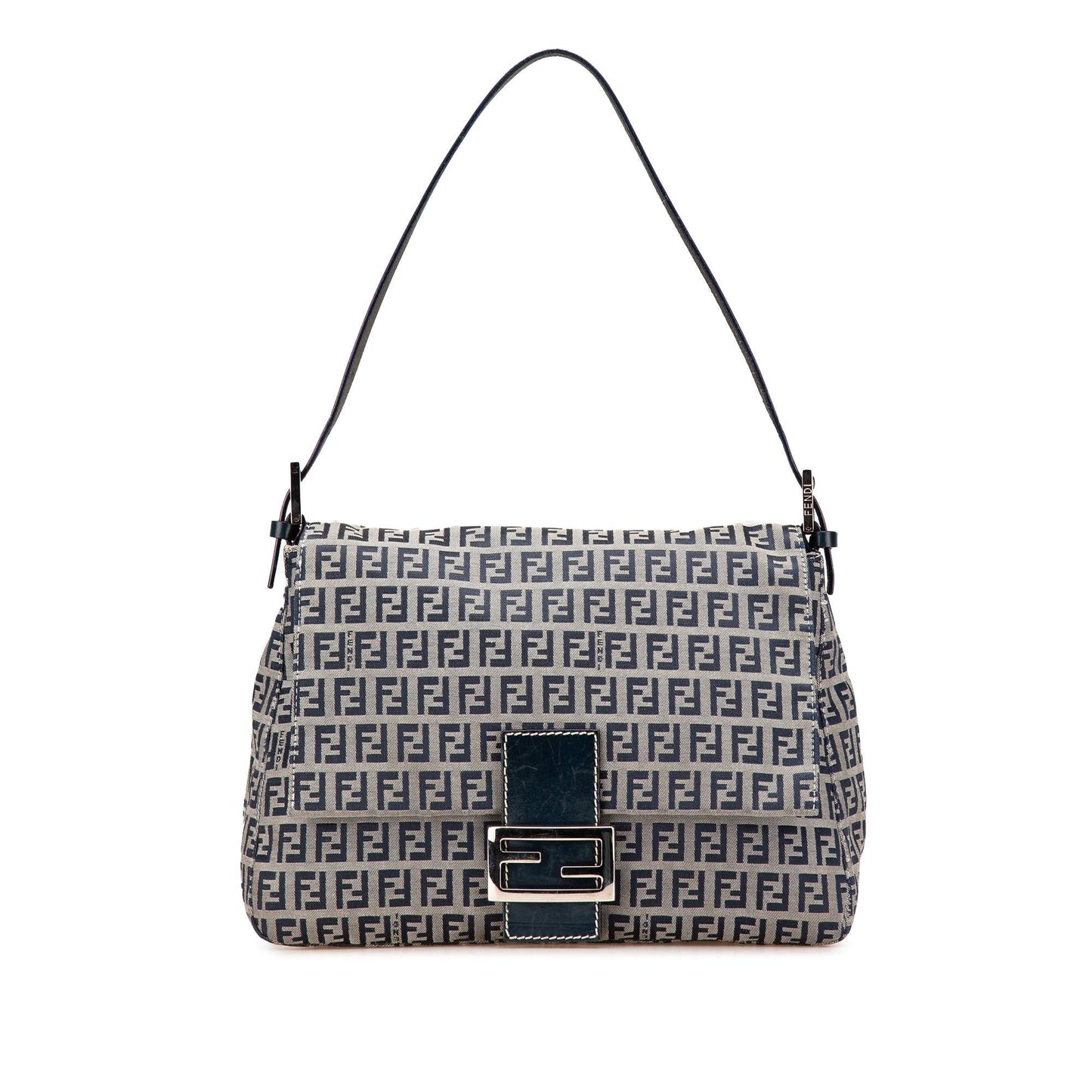 Fendi Zucchino Mamma Forever Shoulder Bag Canvas Mamma Forever 12