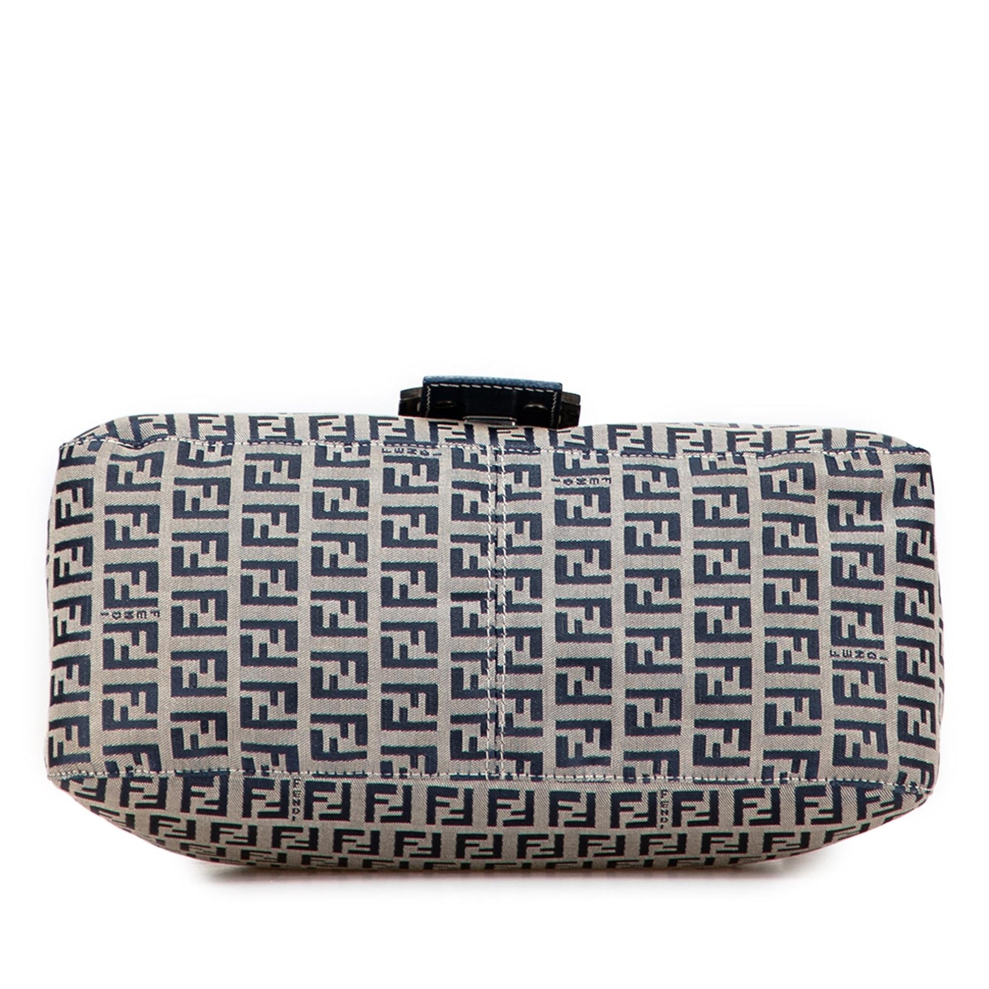 Fendi Zucchino Mamma Forever Shoulder Bag Canvas