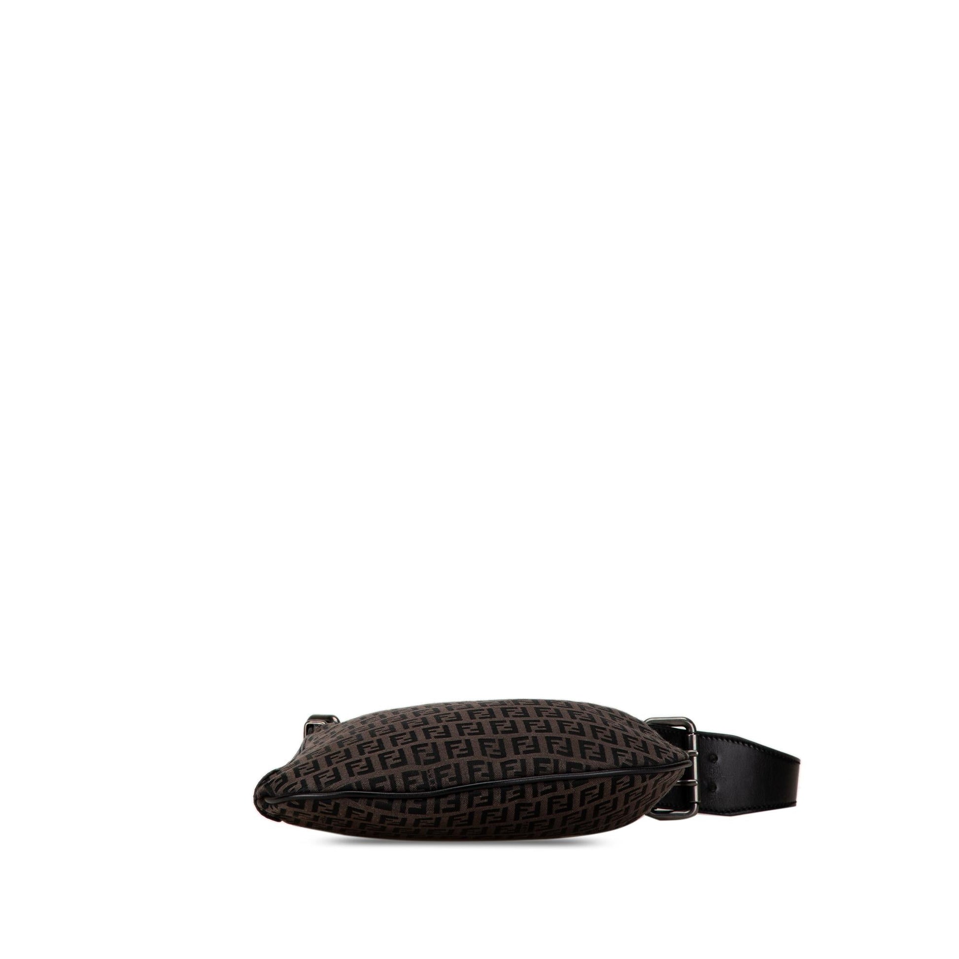 Fendi Zucchino Oyster Shoulder Bag Shg Myle1W Canvas