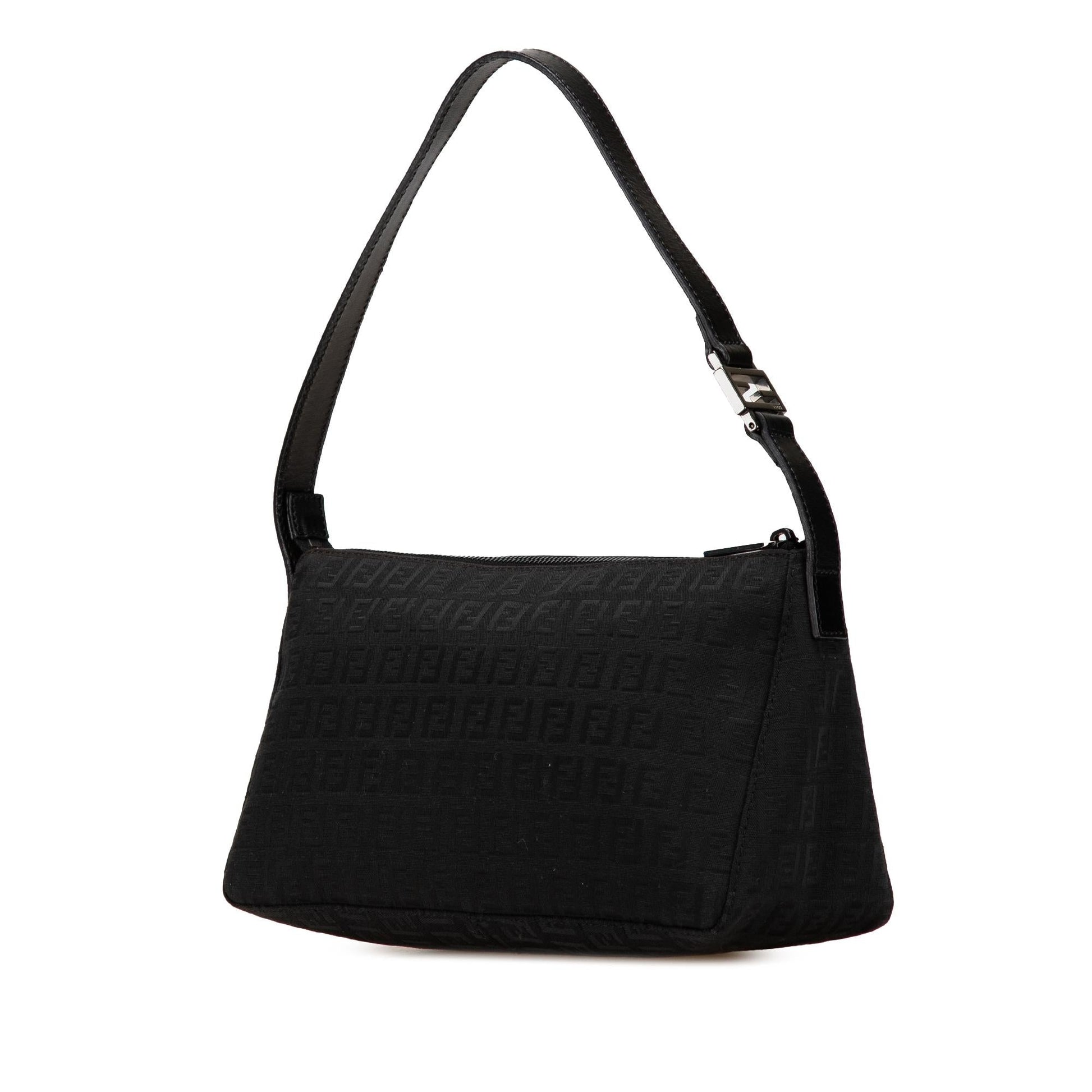 Fendi Zucchino Pochette Shoulder Bag Canvas Canvas Pochette 2