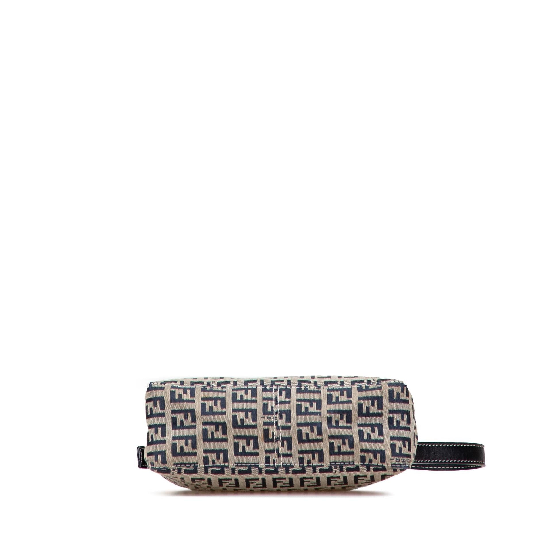 Fendi Zucchino Pochette Shoulder Bag Canvas Canvas Pochette 3