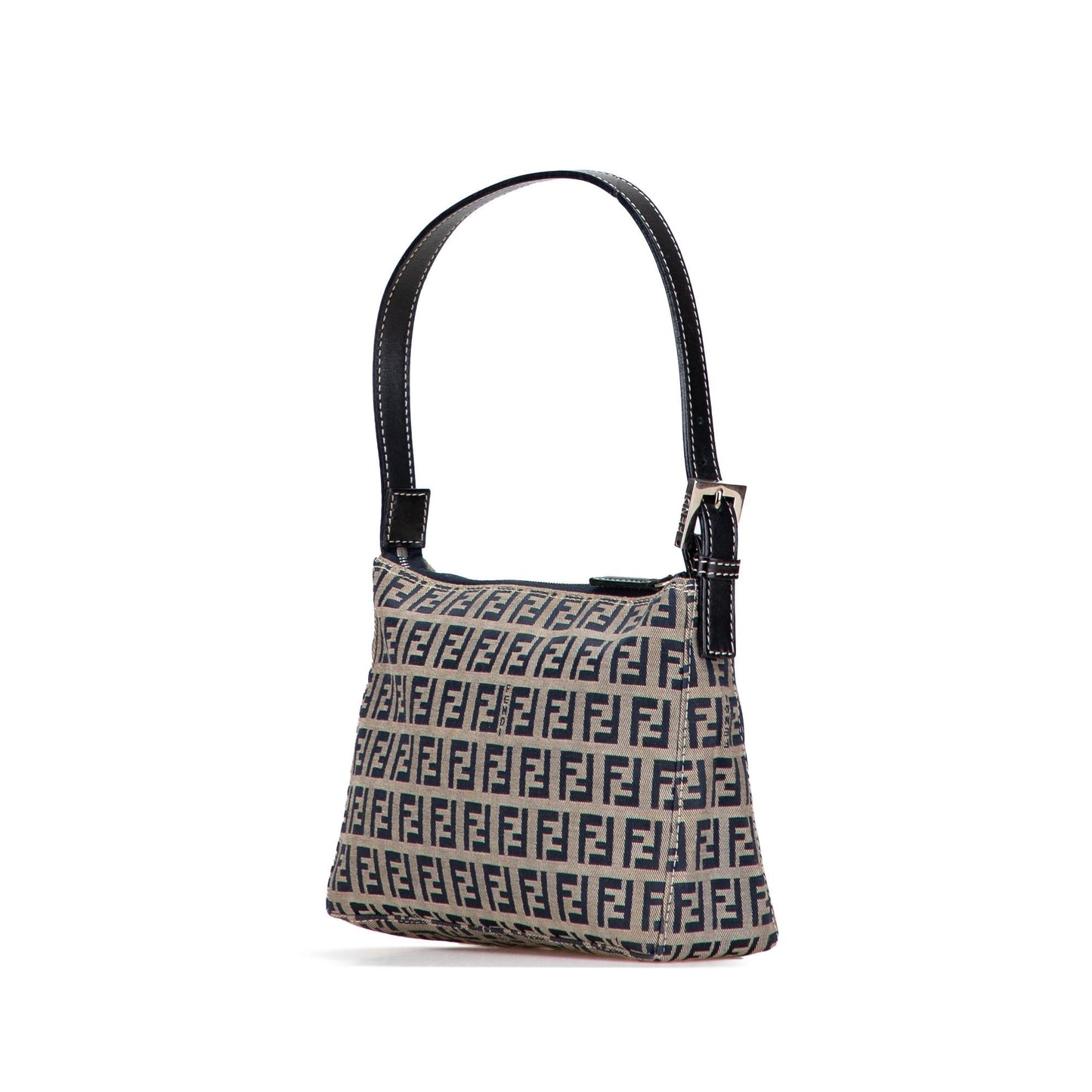Fendi Zucchino Pochette Shoulder Bag Canvas Canvas Pochette 3