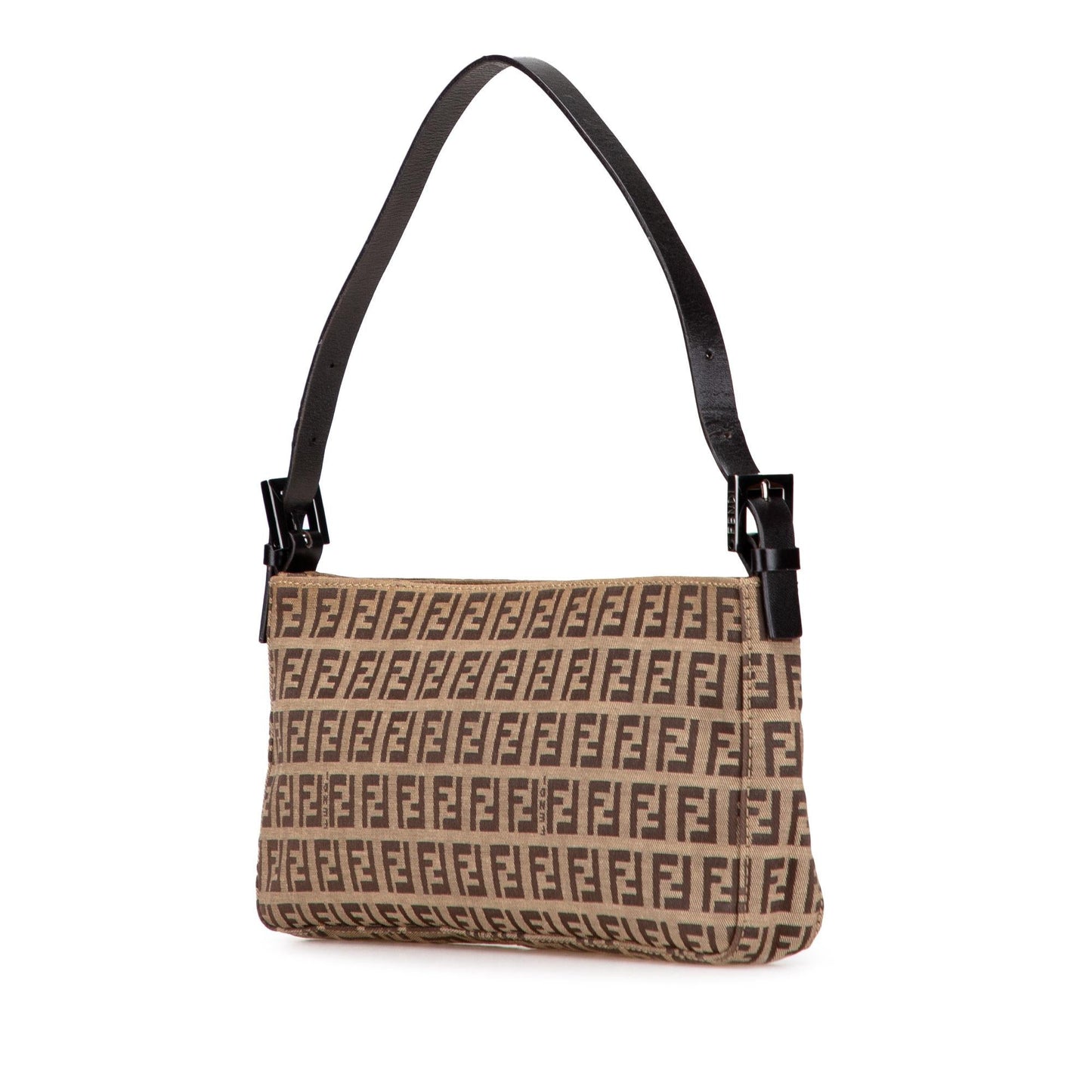 Fendi Zucchino Pochette Shoulder Bag Canvas Canvas Pochette 4