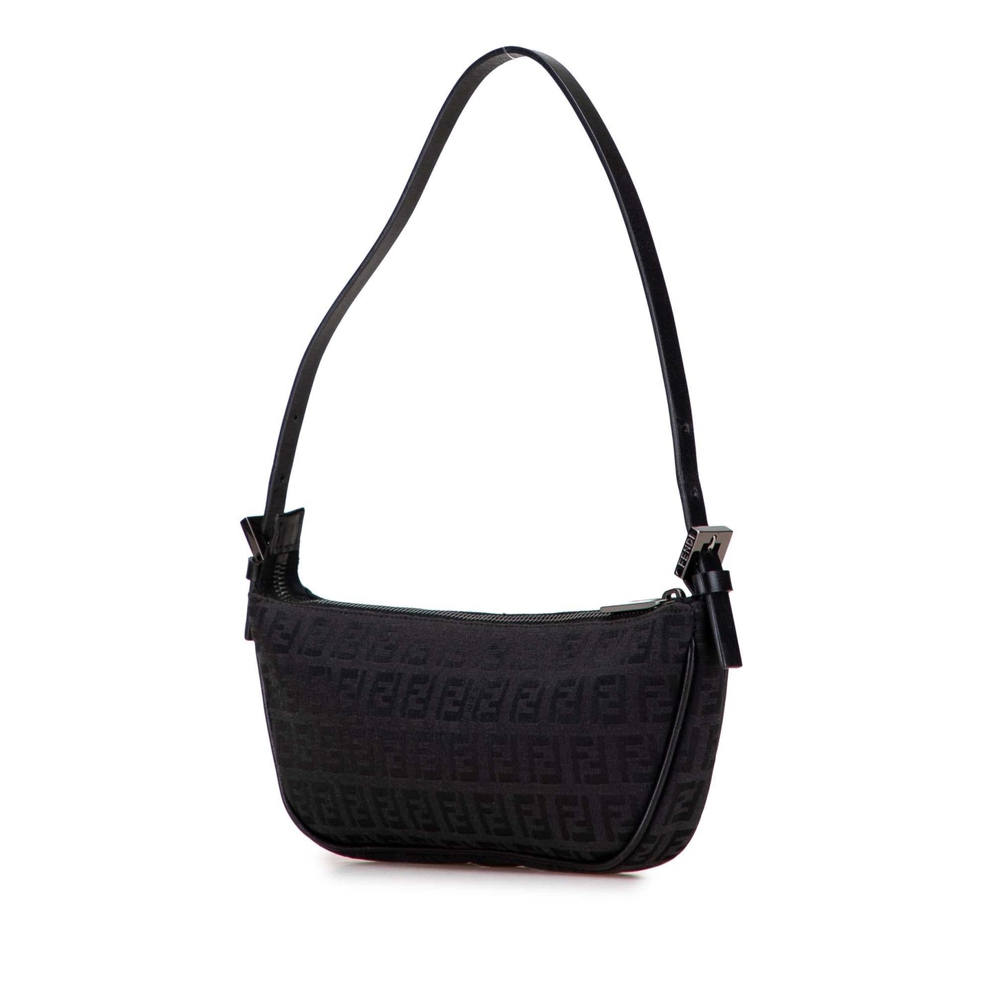 Fendi Zucchino Pochette Shoulder Bag Canvas Canvas Pochette 5