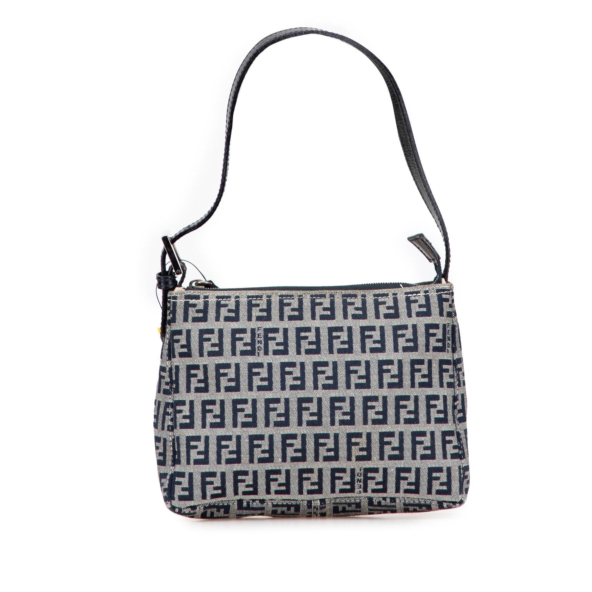 Fendi Zucchino Pochette Shoulder Bag Canvas Canvas Pochette 7