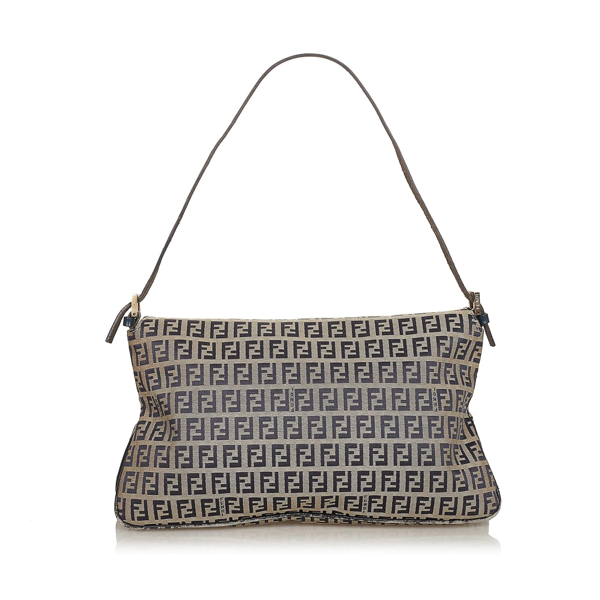 Fendi Zucchino Shoulder Bag Shg Canvas Bag Shg 26236