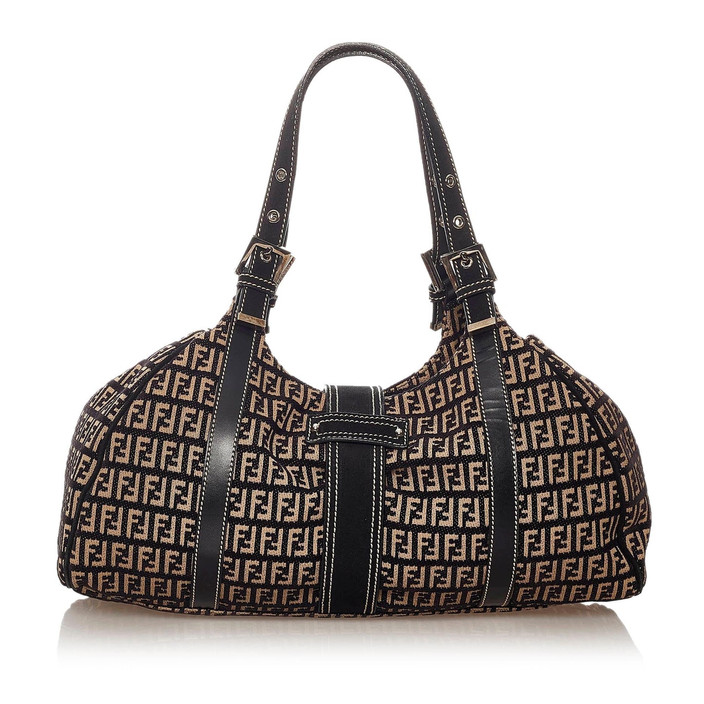 Fendi Zucchino Shoulder Bag Shg Canvas Bag Shg 27820