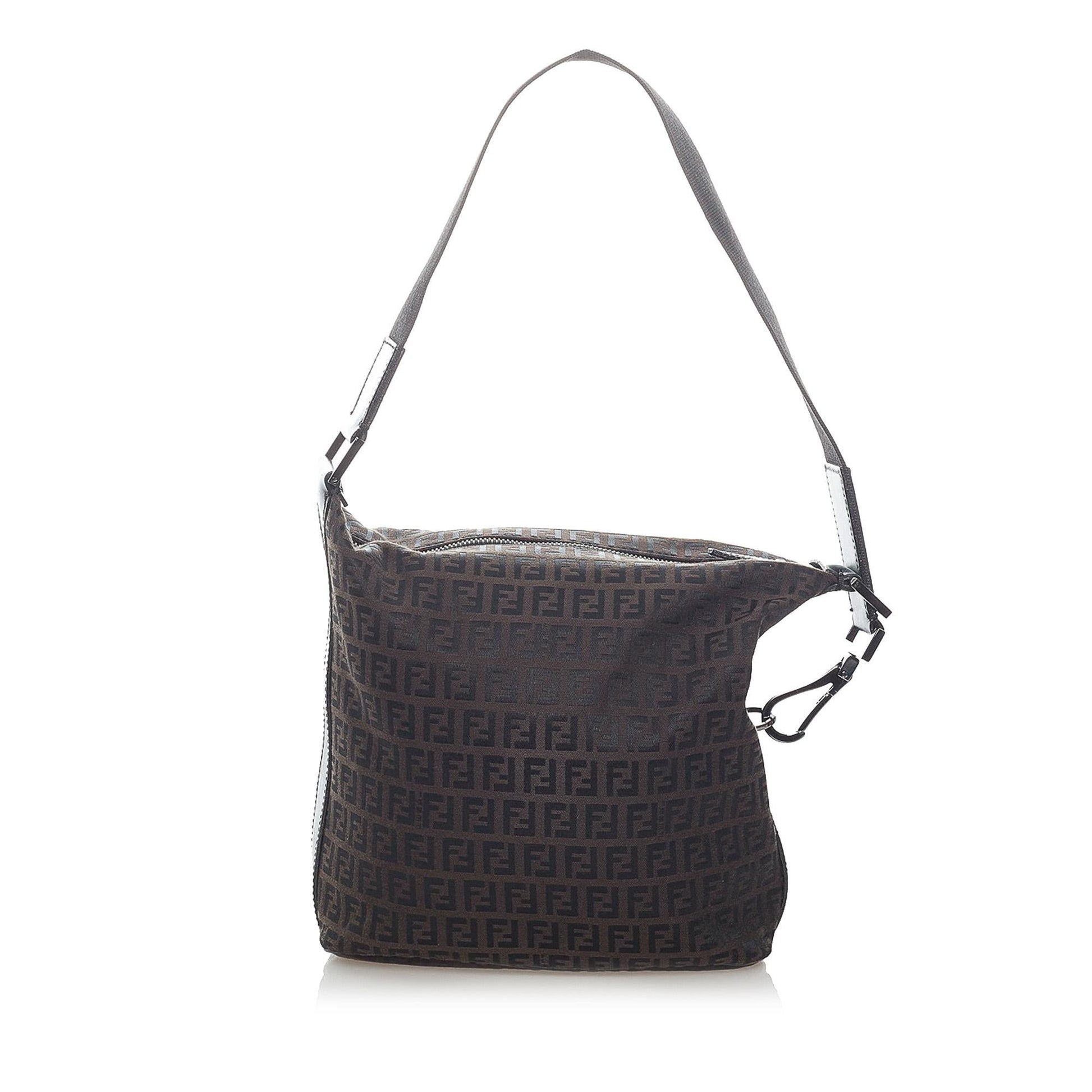 Fendi Zucchino Shoulder Bag Shg Canvas Bag Shg 32070