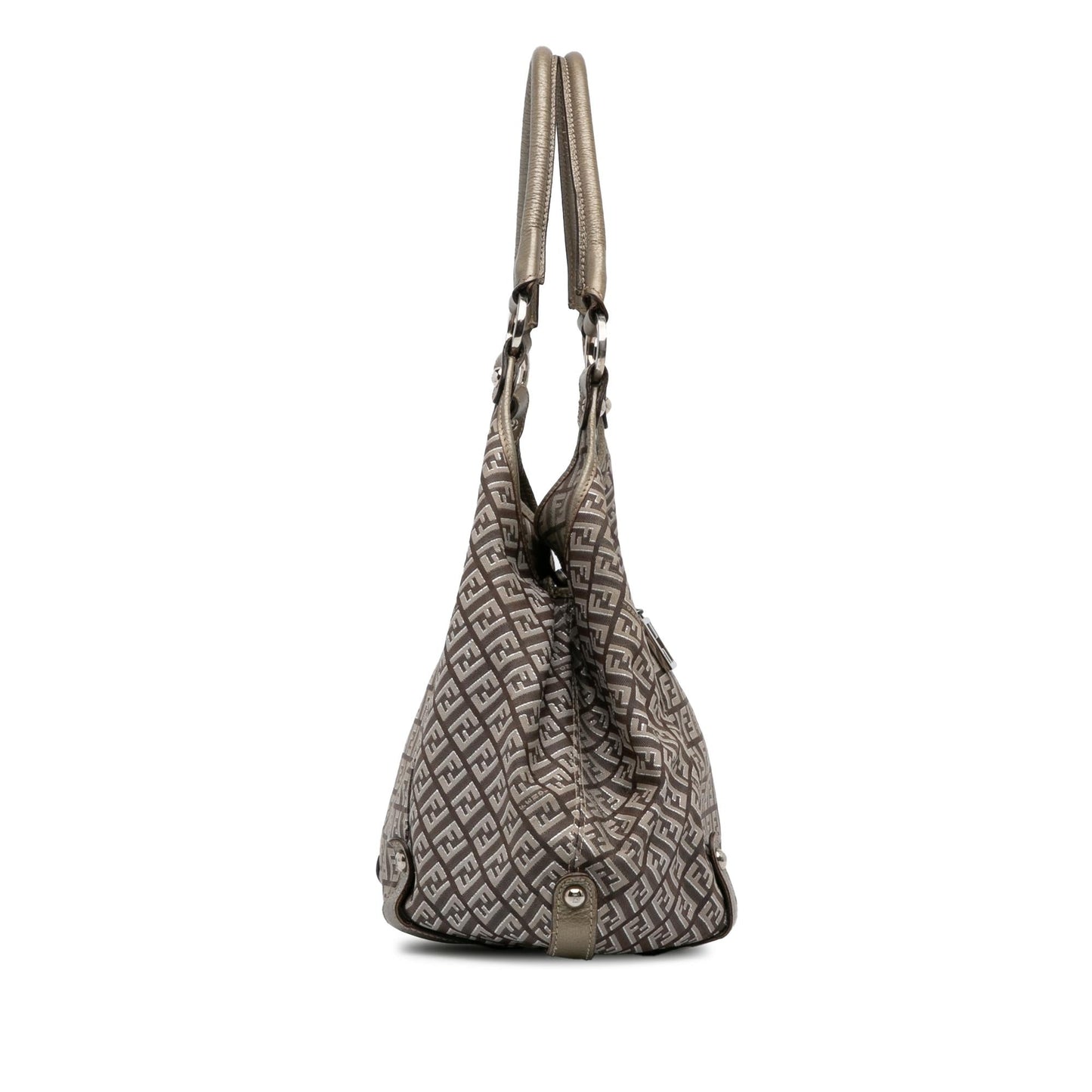 Fendi Zucchino Shoulder Bag Shg Cqlahb Canvas