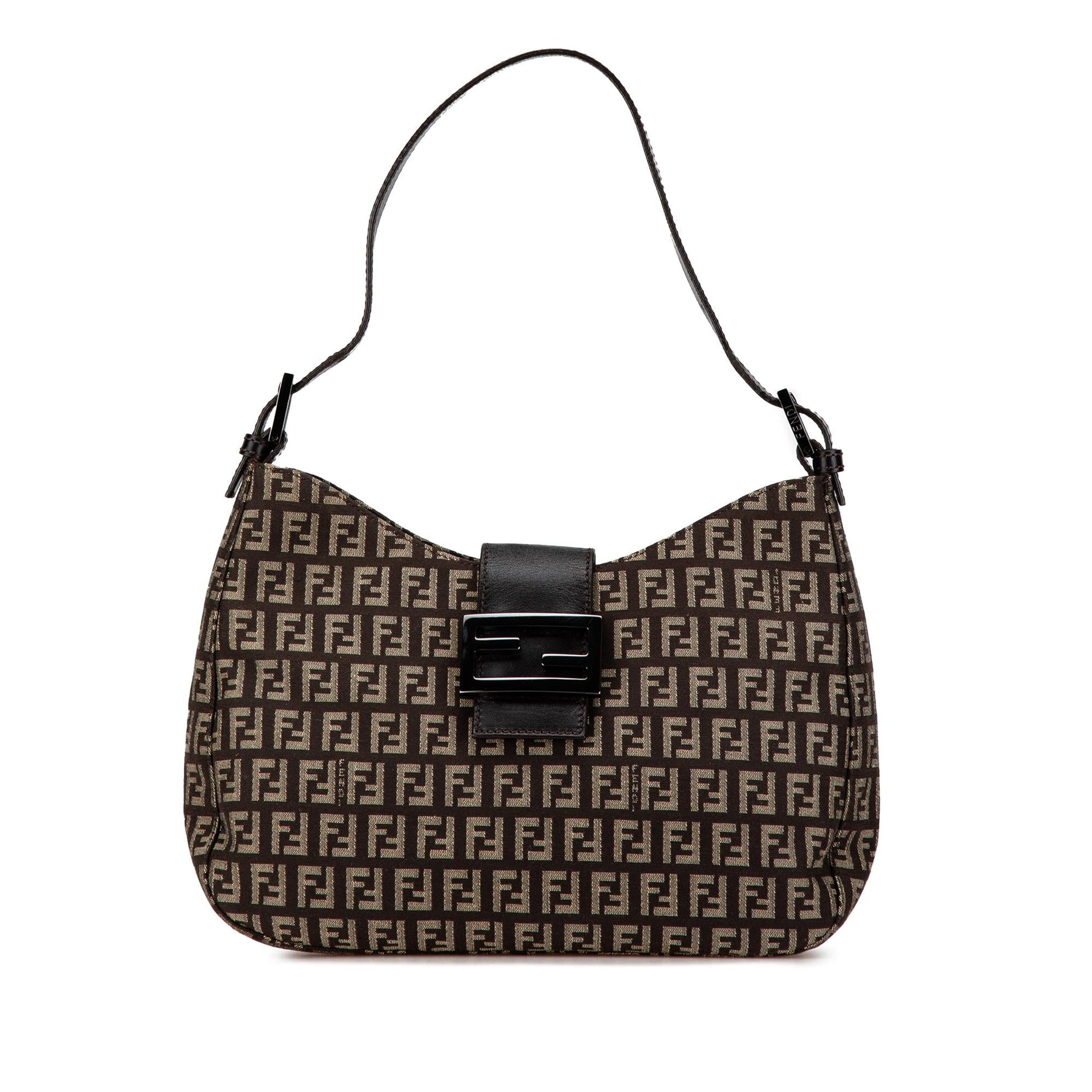 Fendi Zucchino Shoulder Bag Shg Wxfu66 Canvas