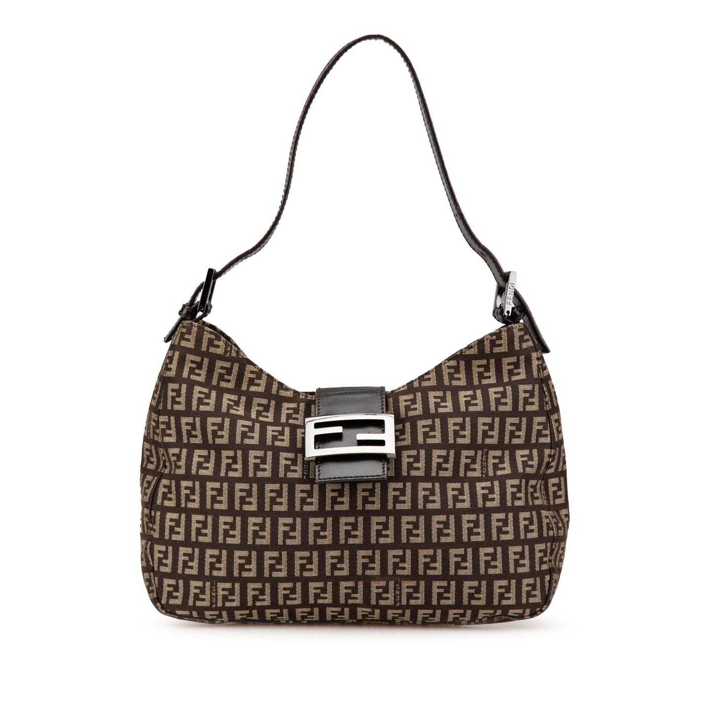 Fendi Zucchino Shoulder Bag Canvas Shoulder Bag 2