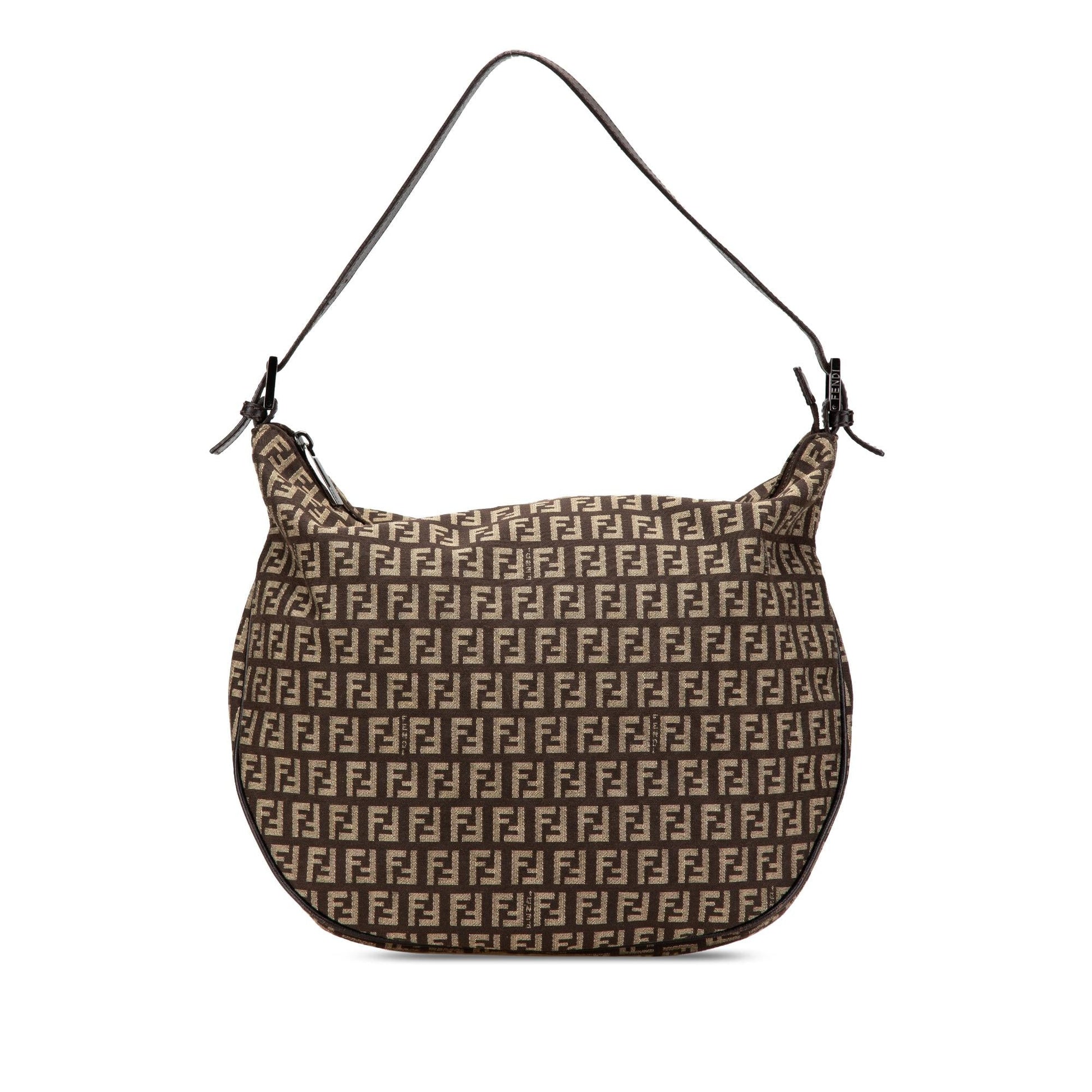 Fendi Zucchino Shoulder Bag Canvas Shoulder Bag 5