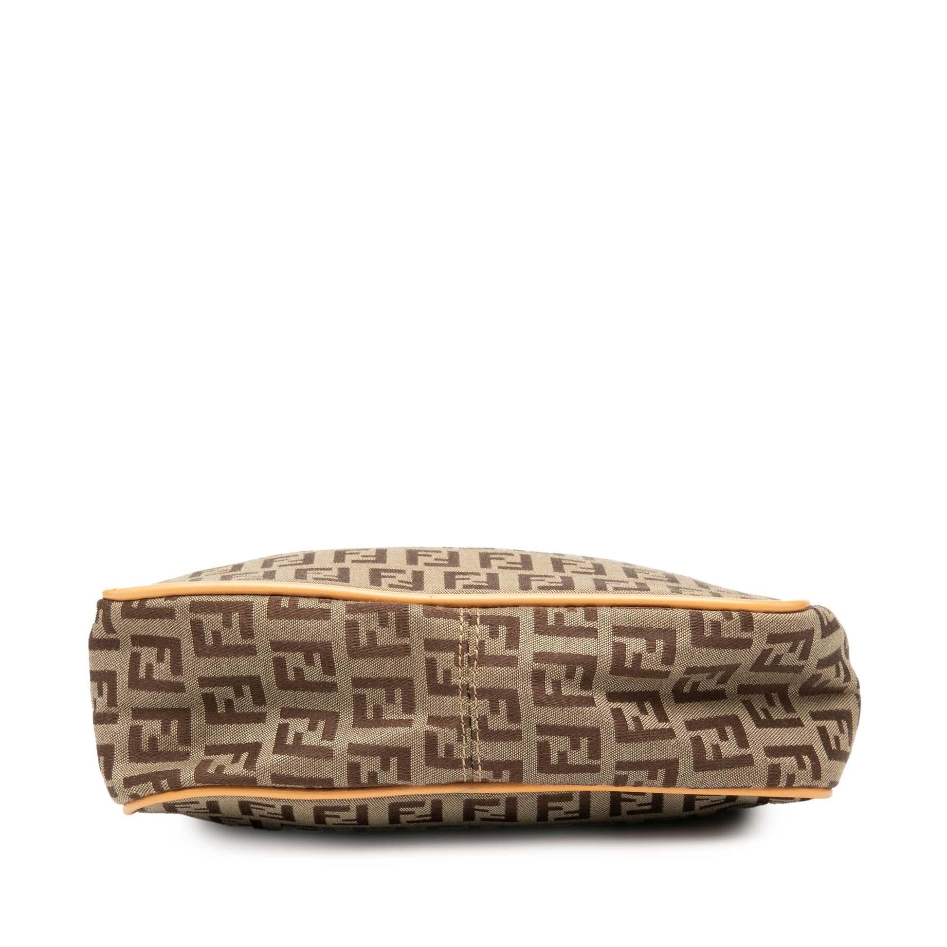 Fendi Zucchino Shoulder Bag Canvas Shoulder Bag 8