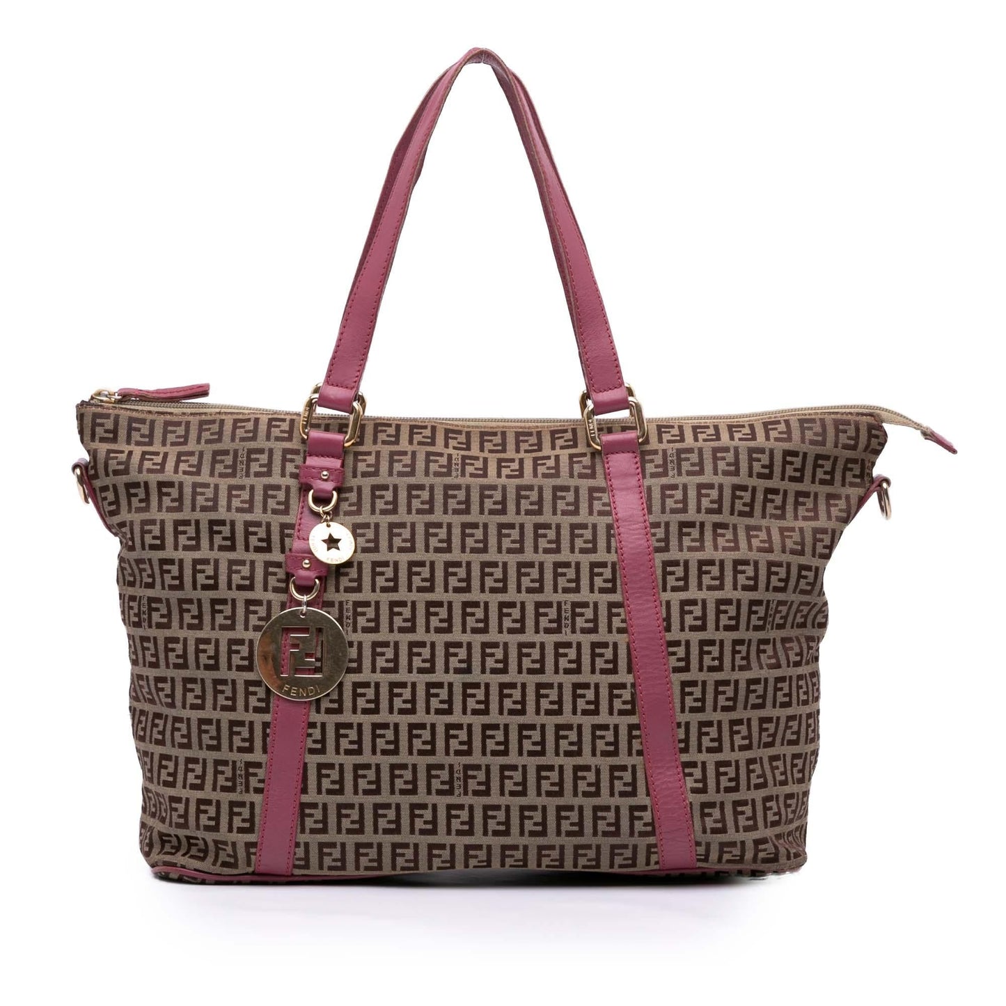 Fendi Zucchino Superstar Tote Canvas Tote Bag