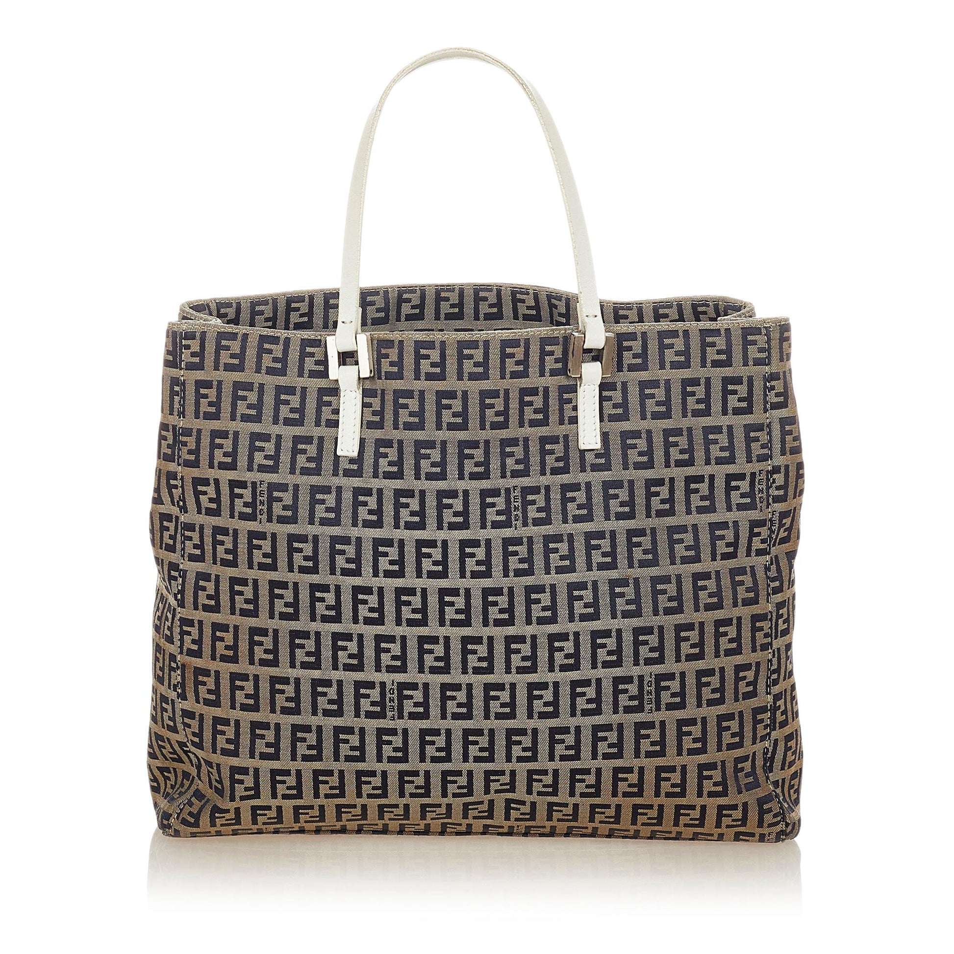 Fendi Zucchino Tote Bag Shg Canvas Bag Shg 26507