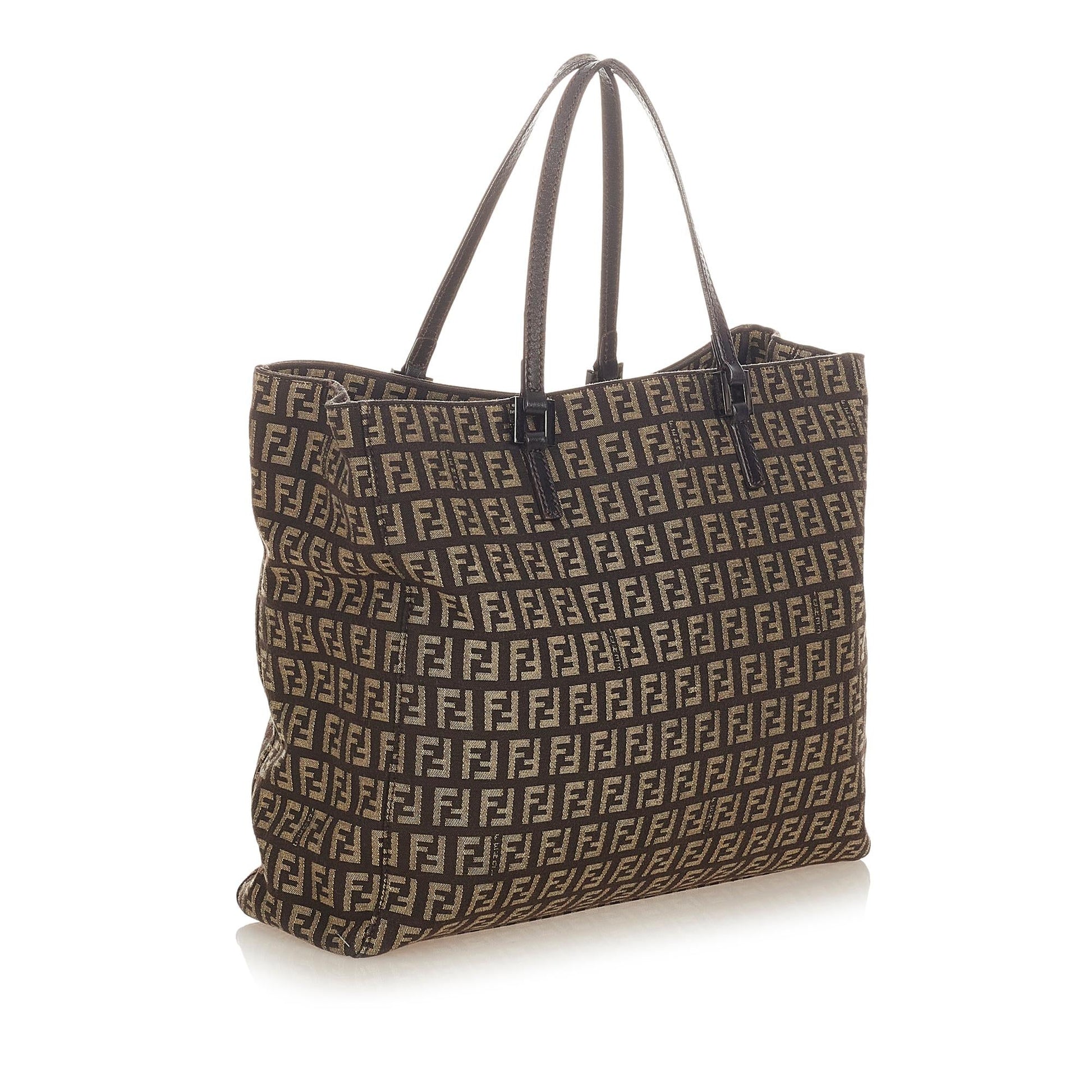 Fendi Zucchino Tote Bag Shg Canvas Bag Shg 27214
