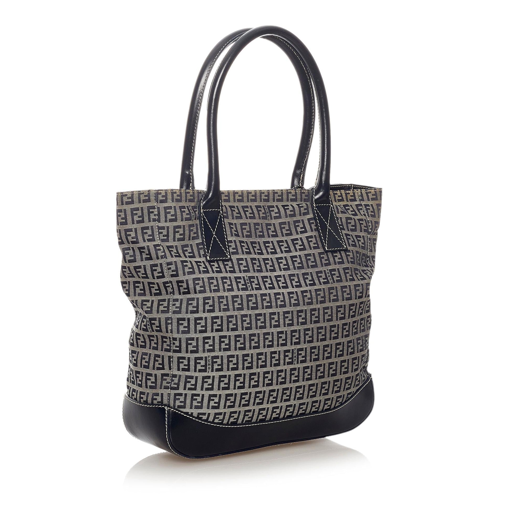 Fendi Zucchino Tote Bag Shg Canvas Bag Shg 27366