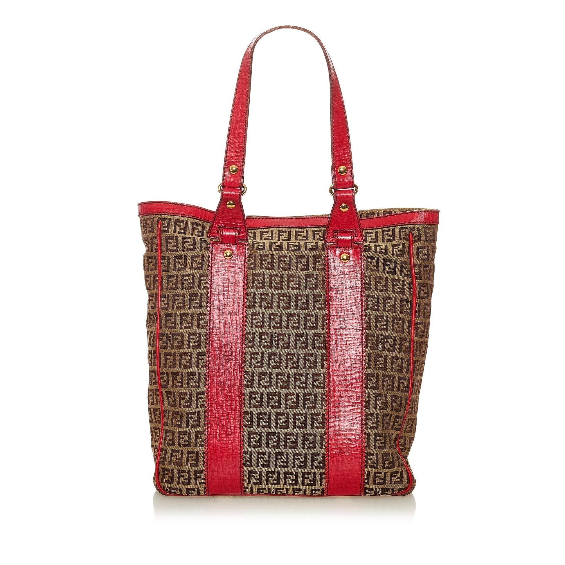 Fendi Zucchino Tote Bag Shg Canvas Bag Shg 27918