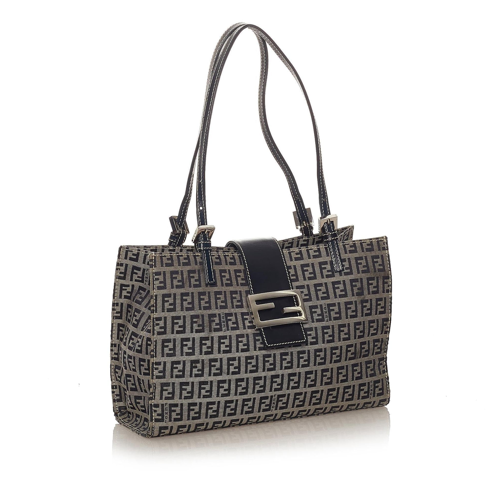 Fendi Zucchino Tote Bag Shg Canvas Bag Shg 28122