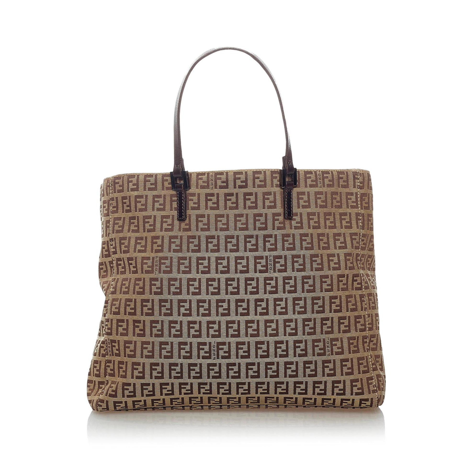 Fendi Zucchino Tote Bag Shg Canvas Bag Shg 31149