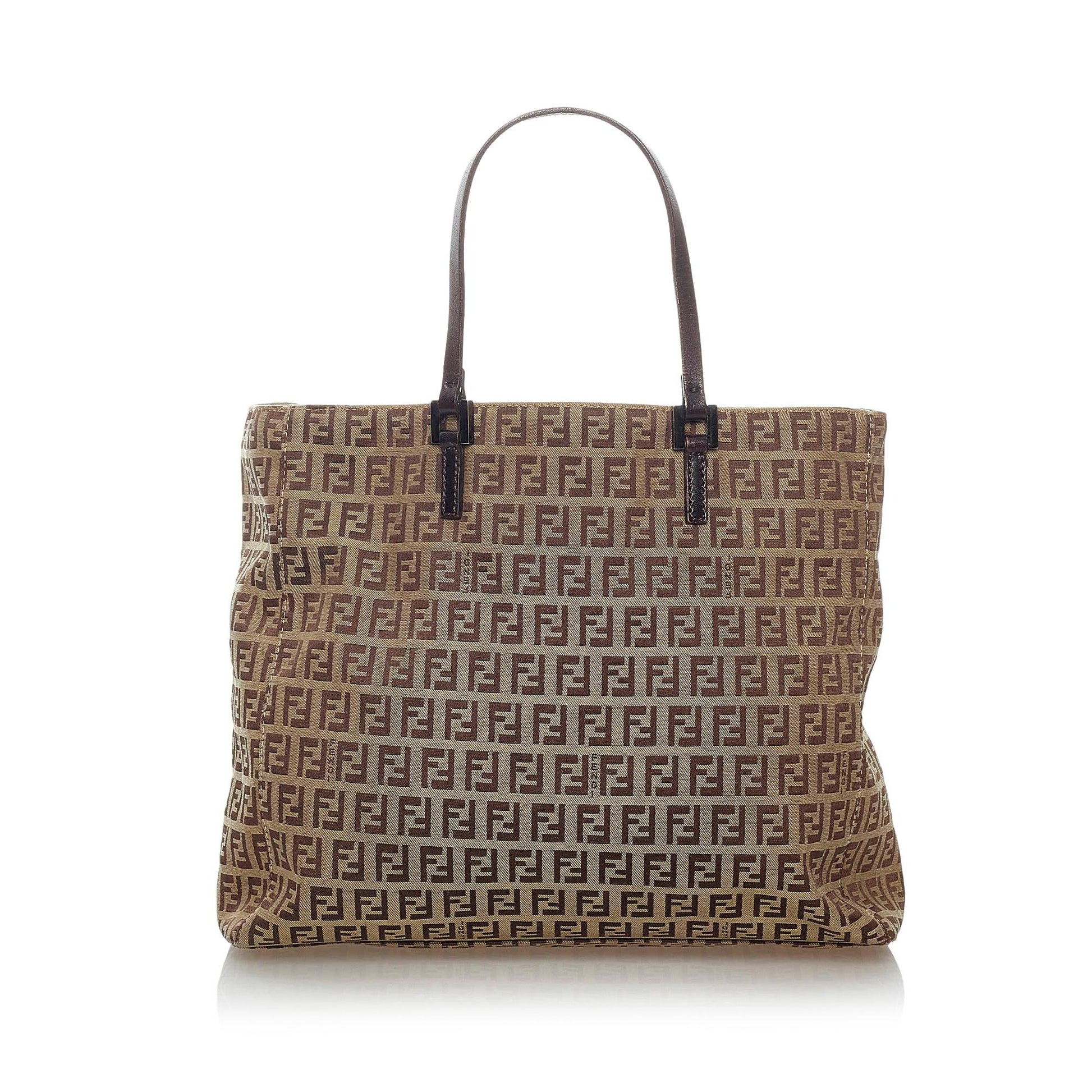 Fendi Zucchino Tote Bag Shg Canvas Bag Shg 31149