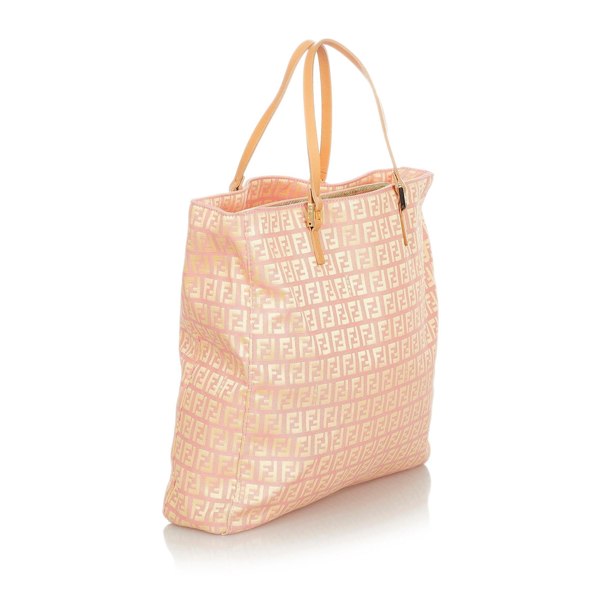 Fendi Zucchino Tote Bag Shg Canvas Bag Shg 31881