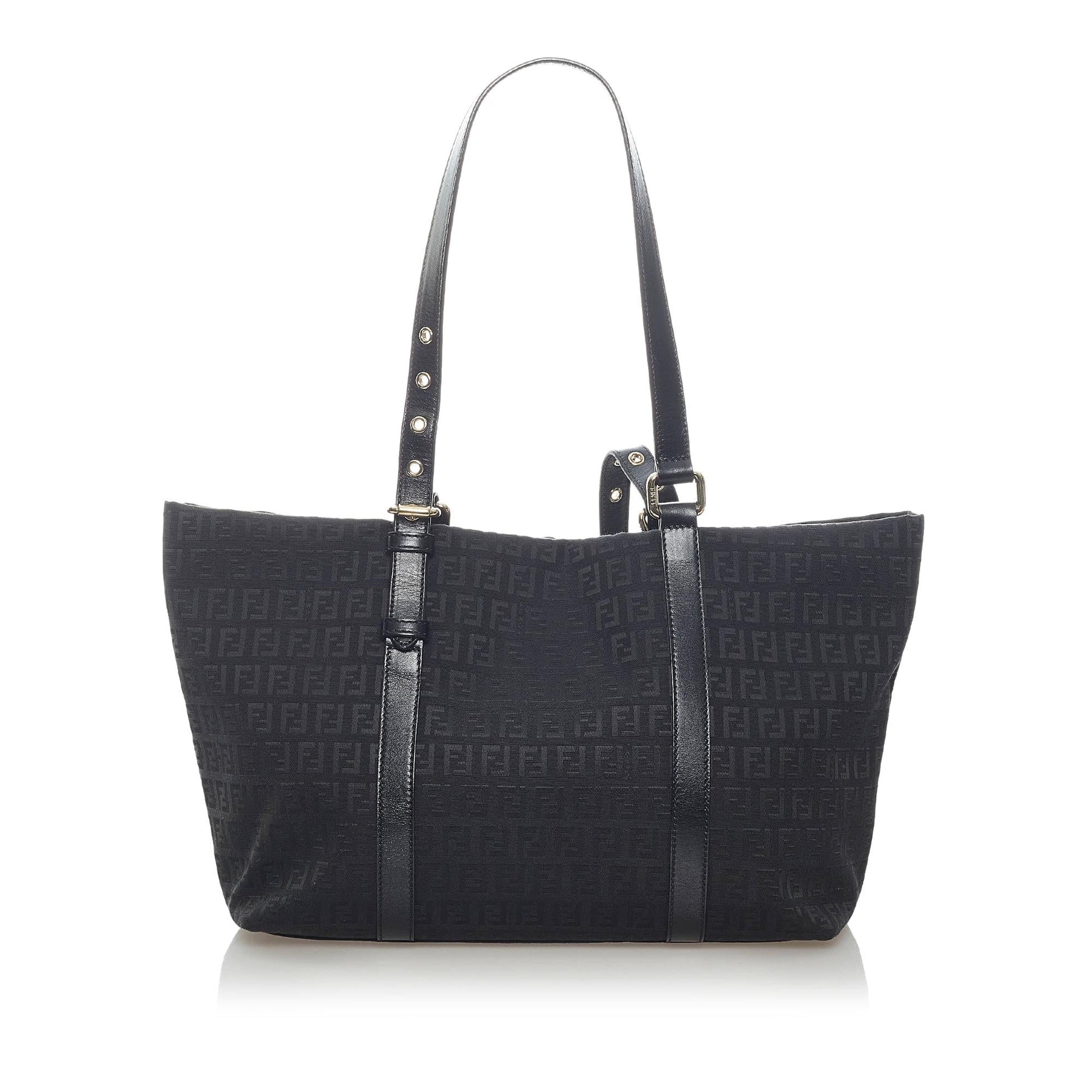 Fendi Zucchino Tote Bag Shg Canvas Bag Shg 33555