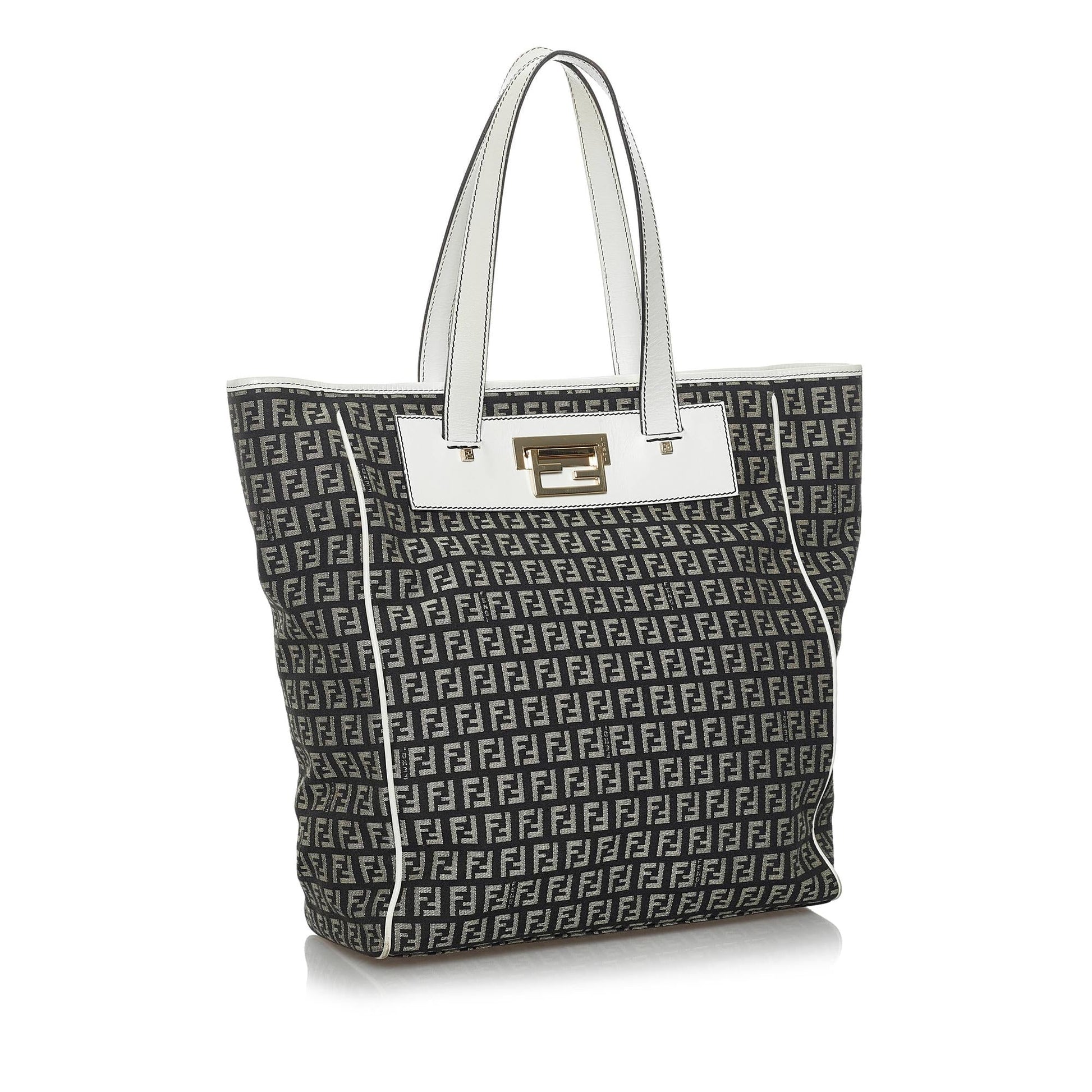 Fendi Zucchino Tote Bag Shg Canvas Bag Shg 33760