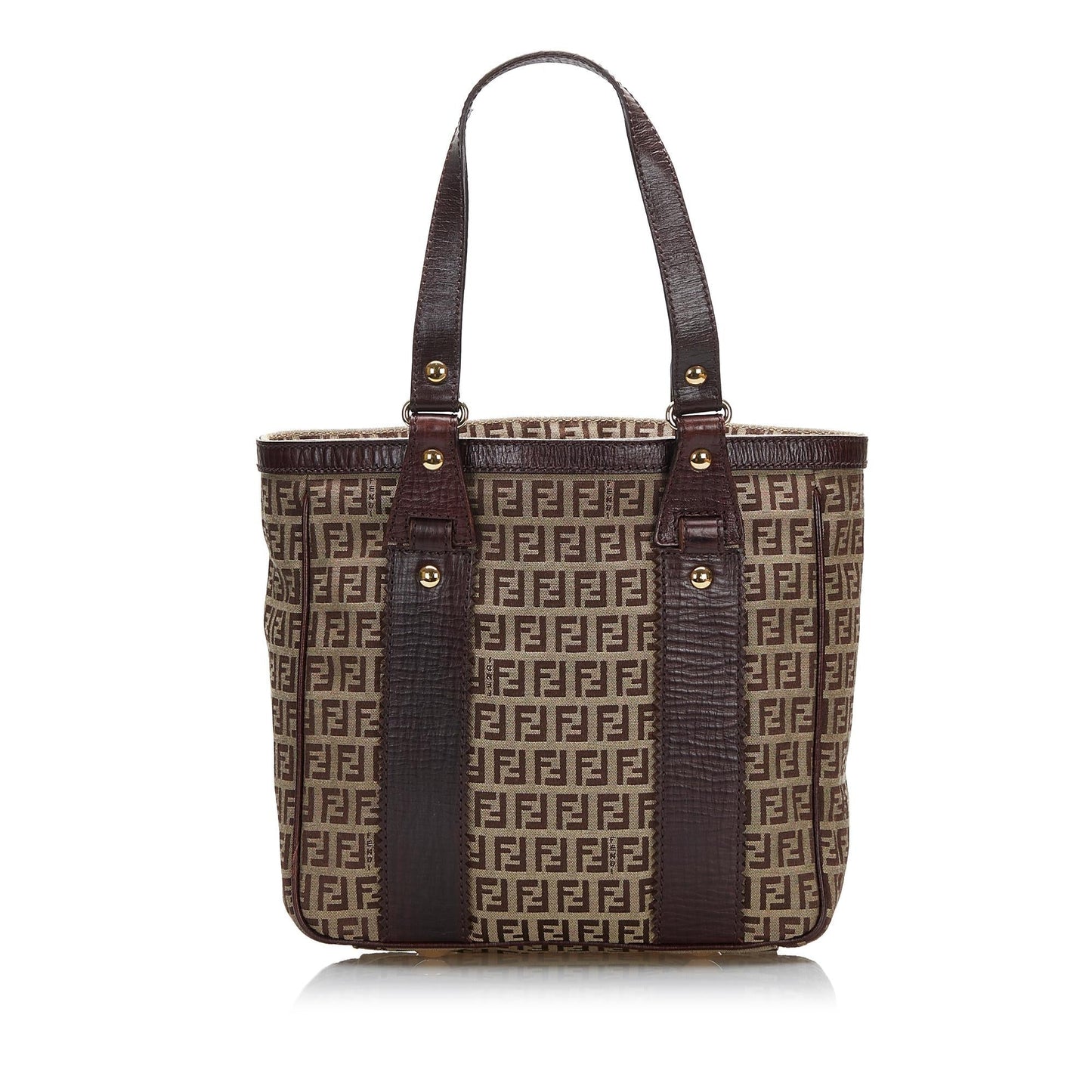 Fendi Zucchino Tote Bag Shg Canvas