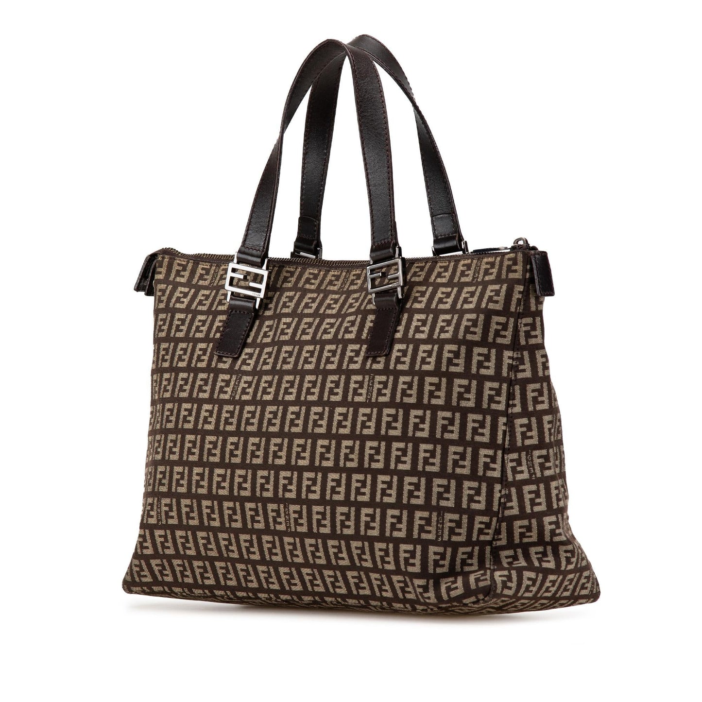 Fendi Zucchino Tote Shg Canvas Tote Bag