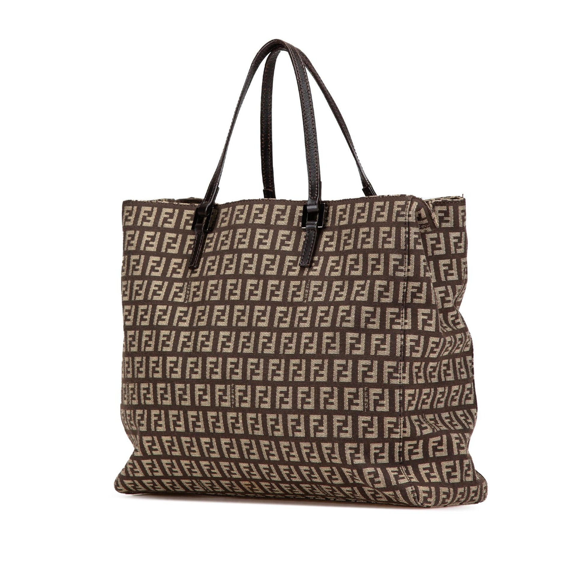 Fendi Zucchino Tote Shg 5Xarsr Canvas Tote Bag