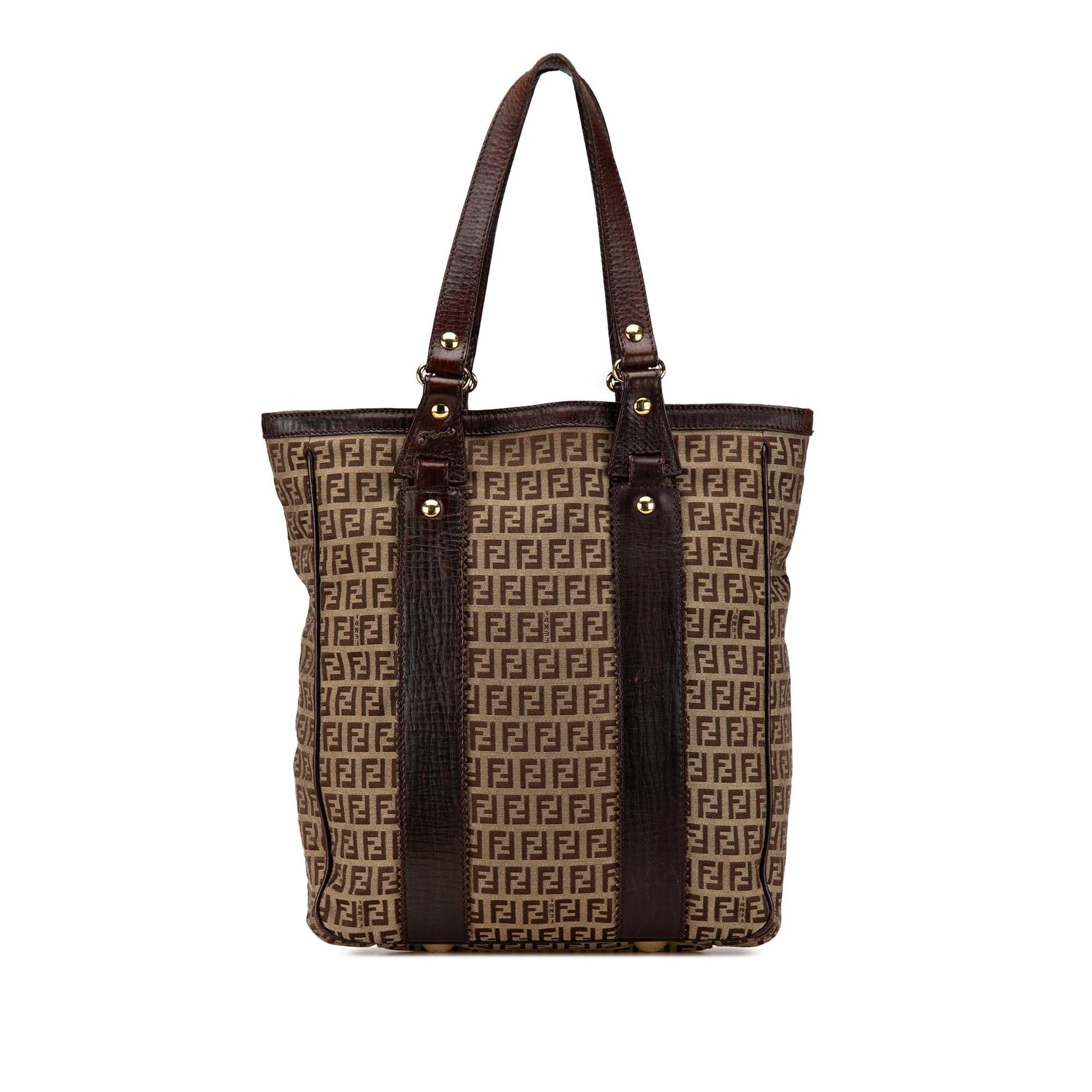 Fendi Zucchino Tote Canvas Tote Bag Canvas Tote 24