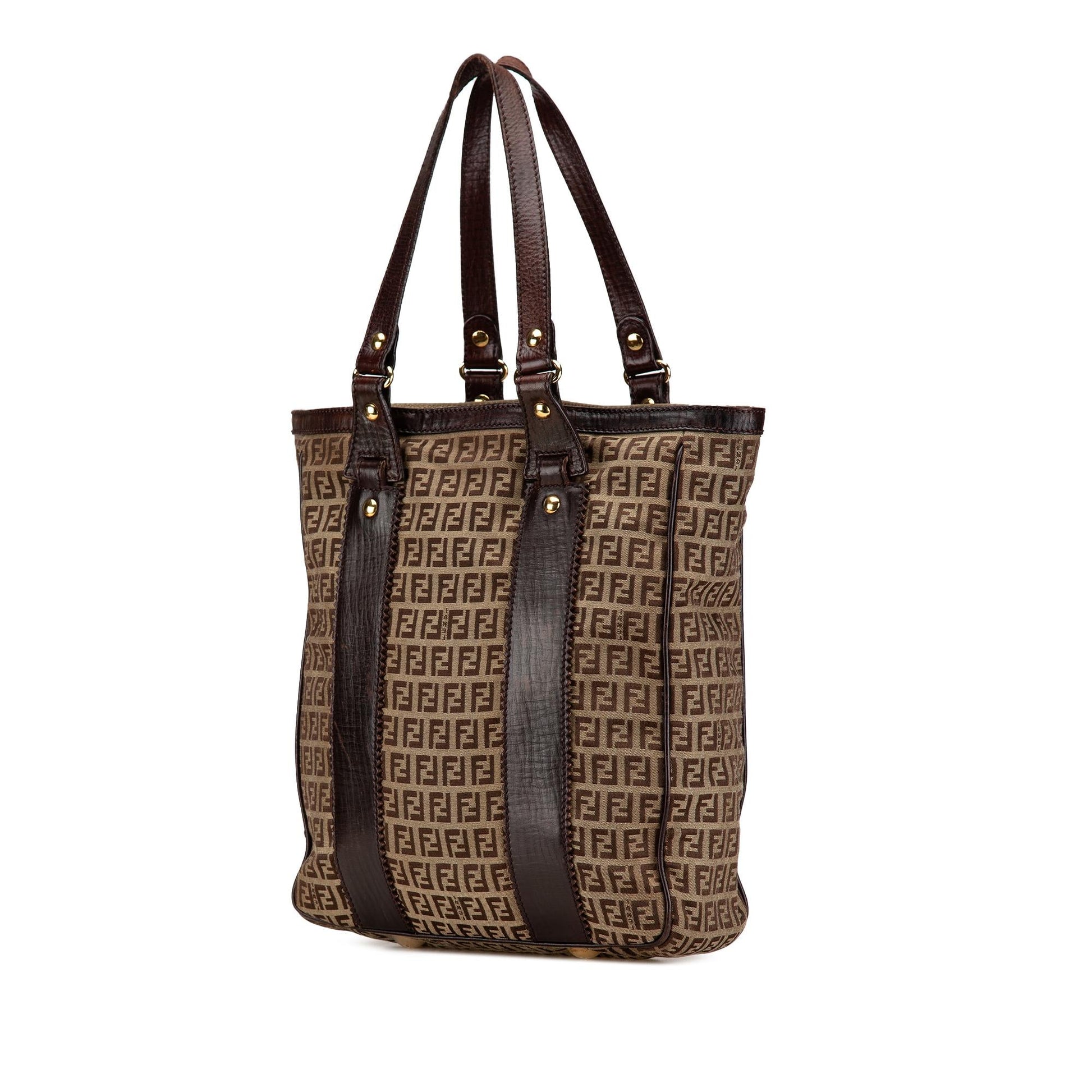 Fendi Zucchino Tote Canvas Tote Bag Canvas Tote 24